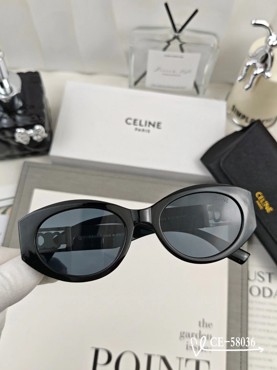 TRIOMPHE SUNGLASSES 58036 IN ACETATE