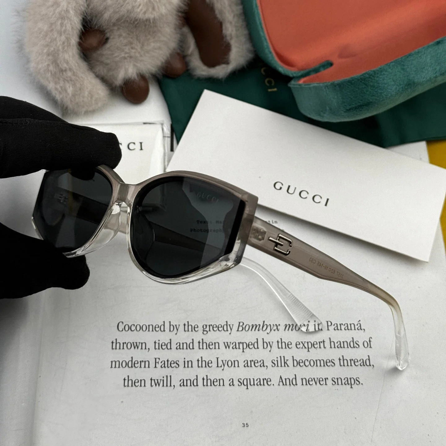GEOMETRIC FRAME SUNGLASSES G7315 IN ACETATE