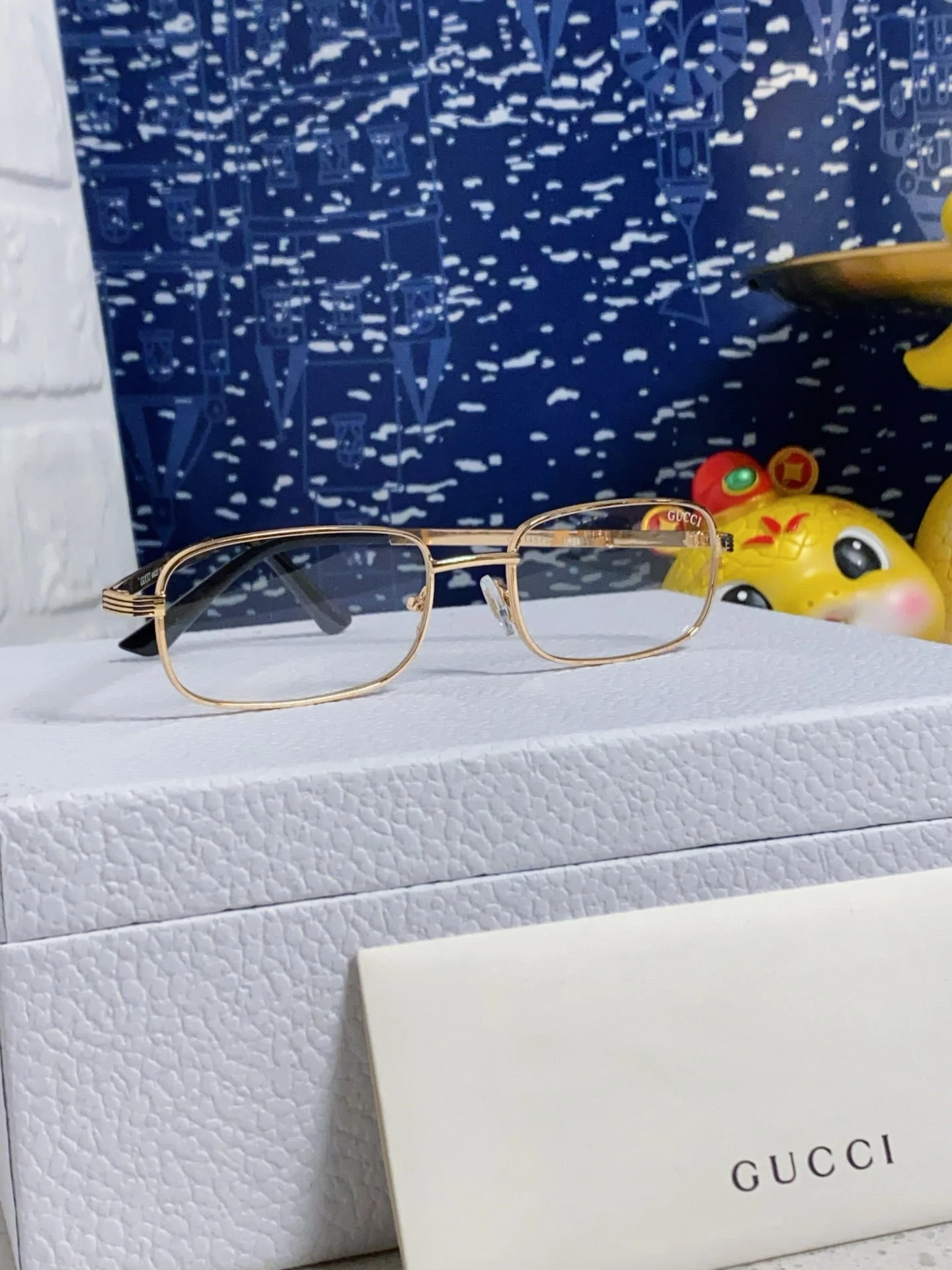 RECTANGULAR FRAME SUNGLASSES GG1457S IN METAL