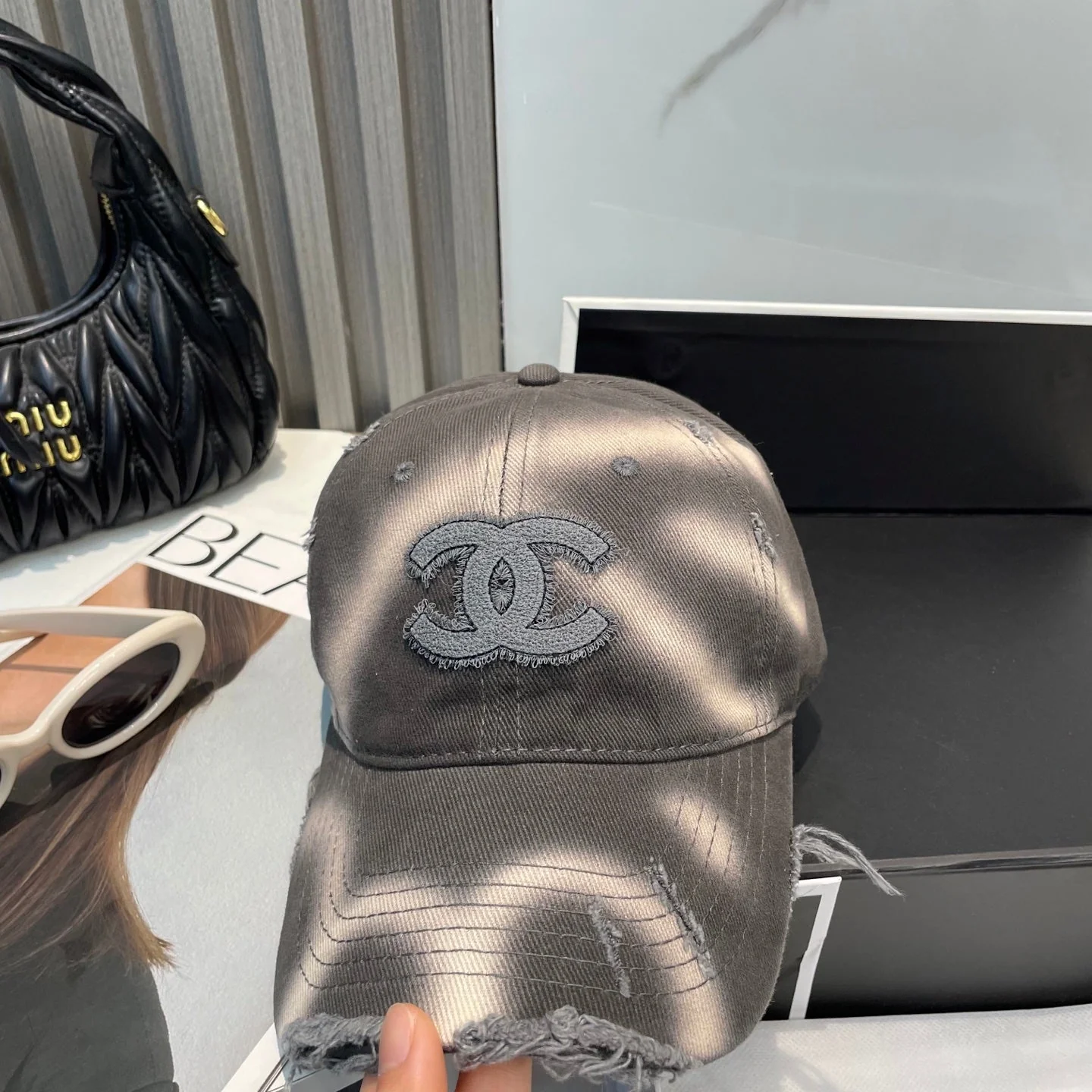 BASEBALL HAT IN AMHERST GREY JEAN 672991