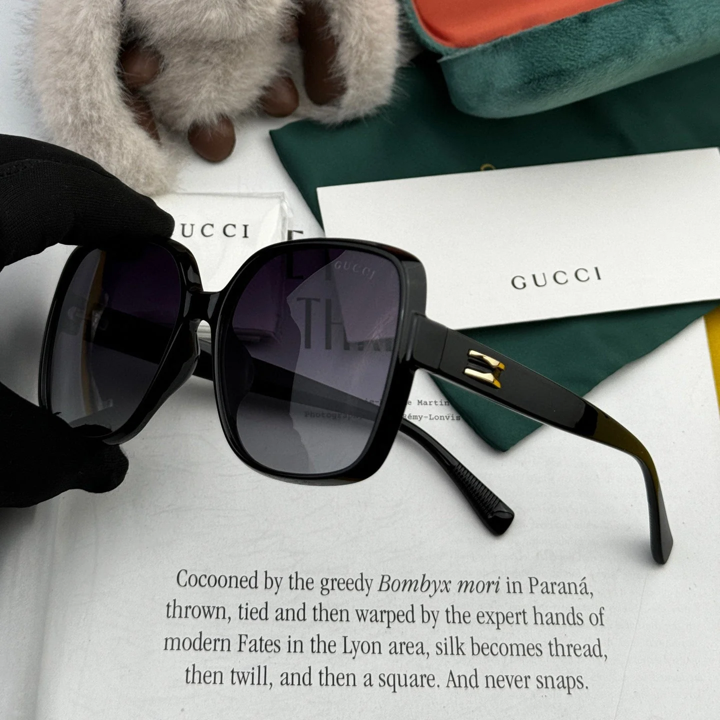 SQUARE FRAME SUNGLASSES G9751 IN ACETATE