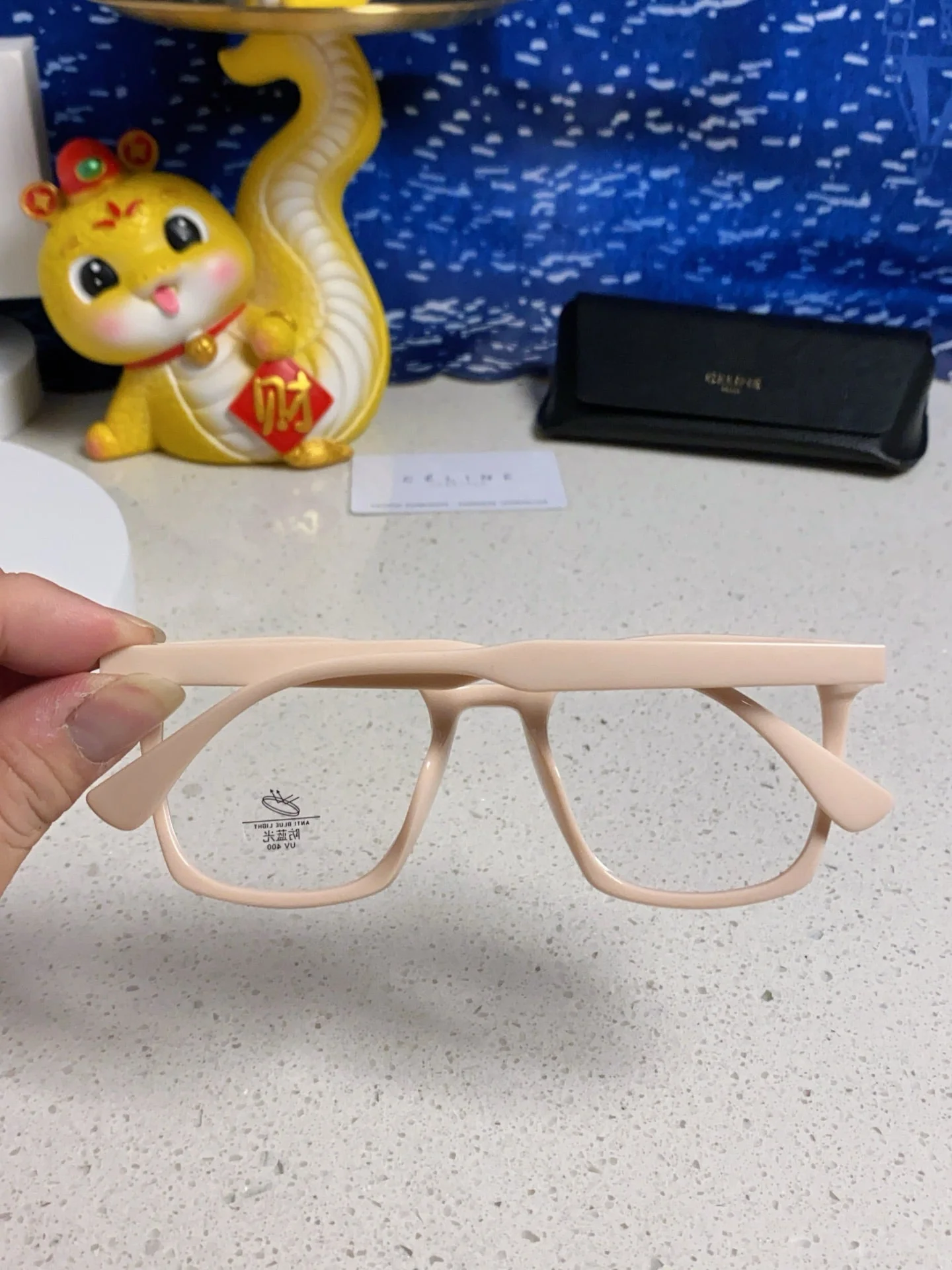 TRIOMPHE SUNGLASSES 563252 IN NUDE ACETATE