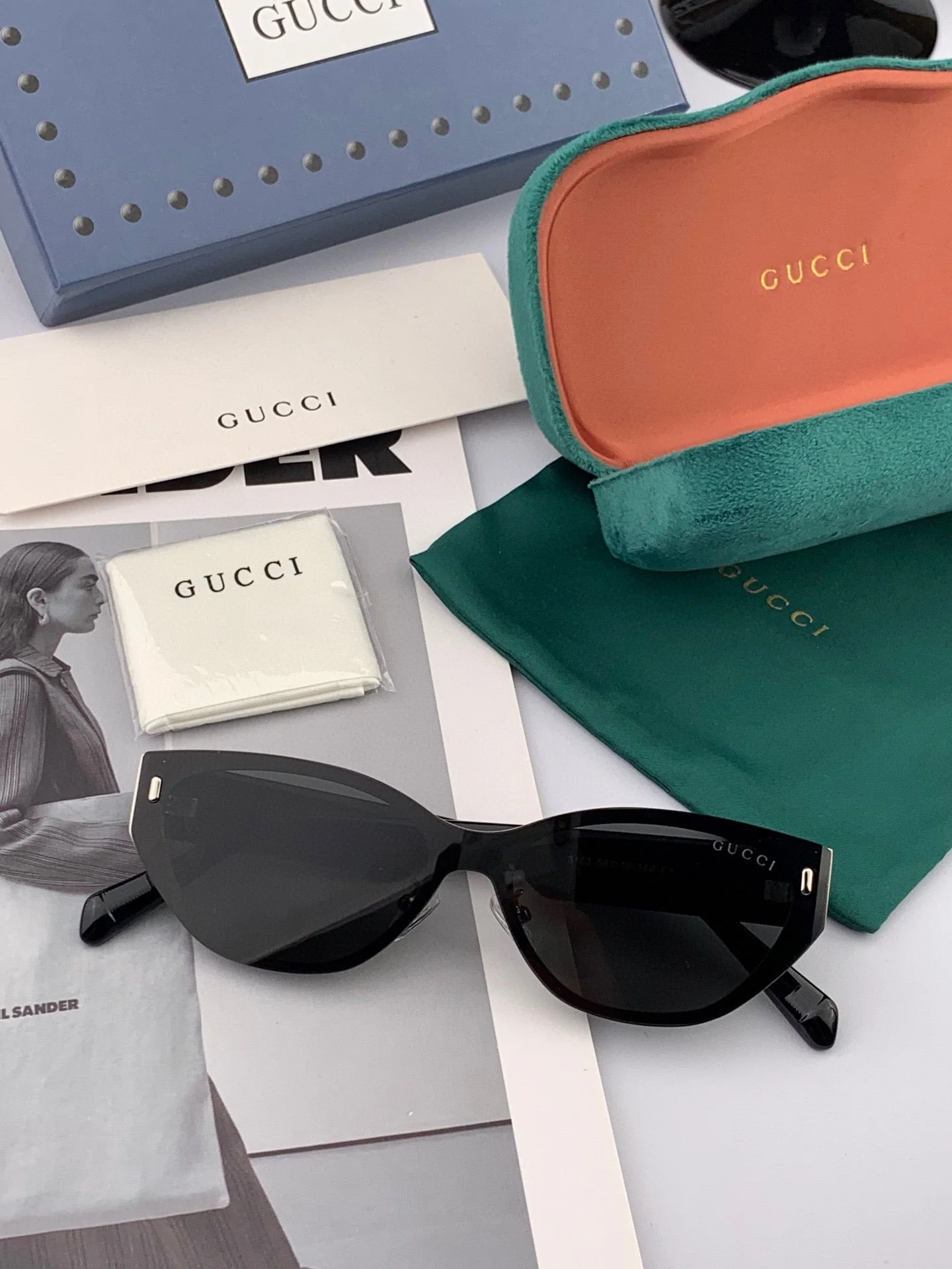 CAT-EYE FRAME SUNGLASSES G8316 IN ACETATE