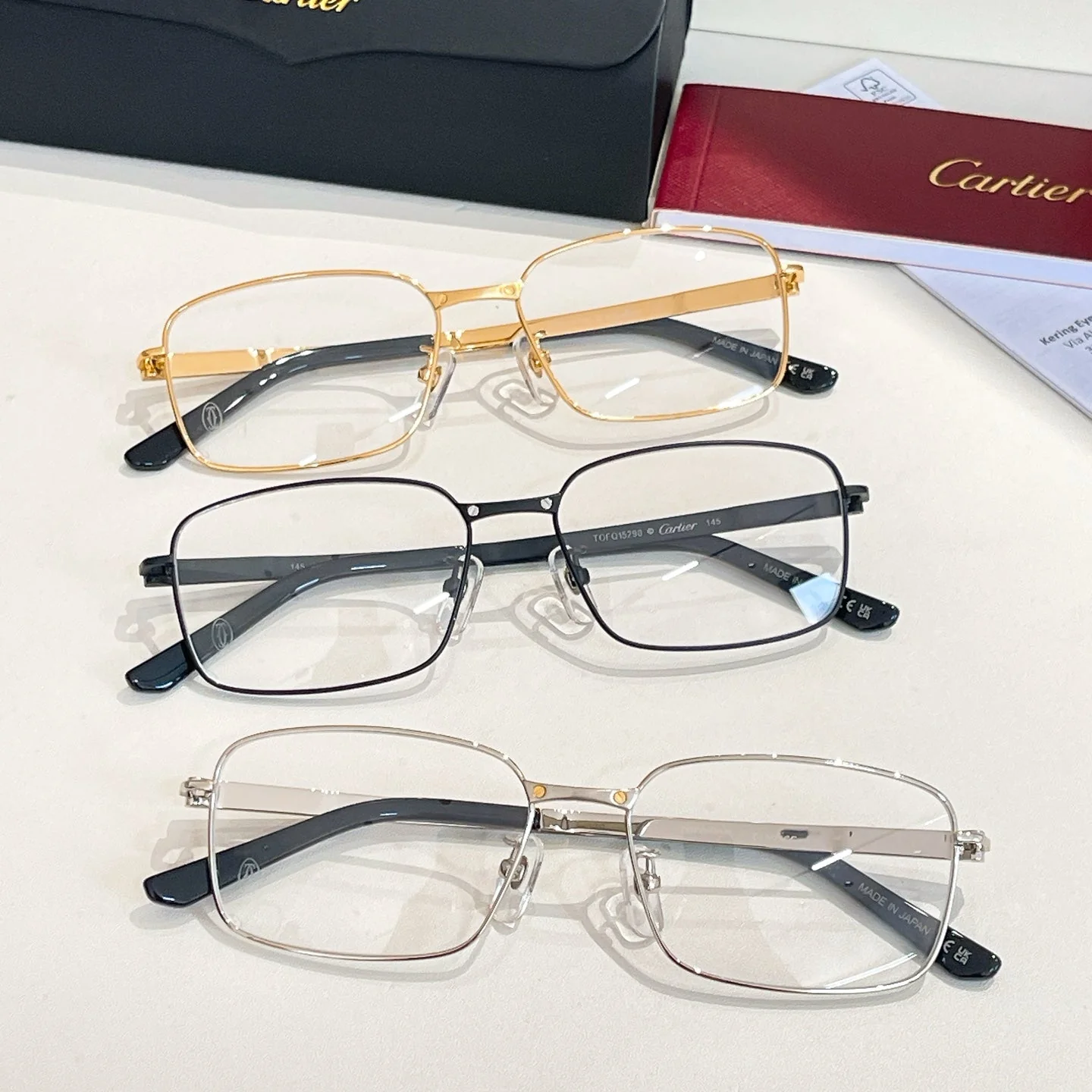 SANTOS RECTANGULAR FRAME SUNGLASSES CT0555OA IN METAL