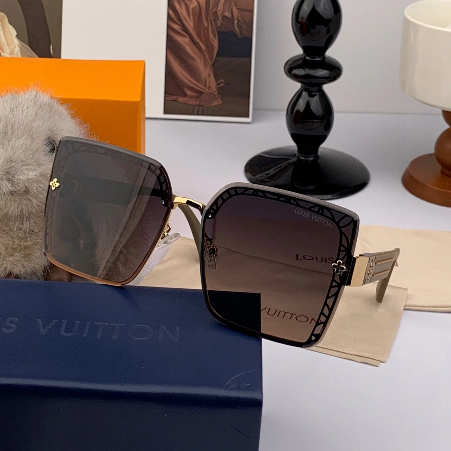 SQUARE SUNGLASSES L6191 IN ACETATE