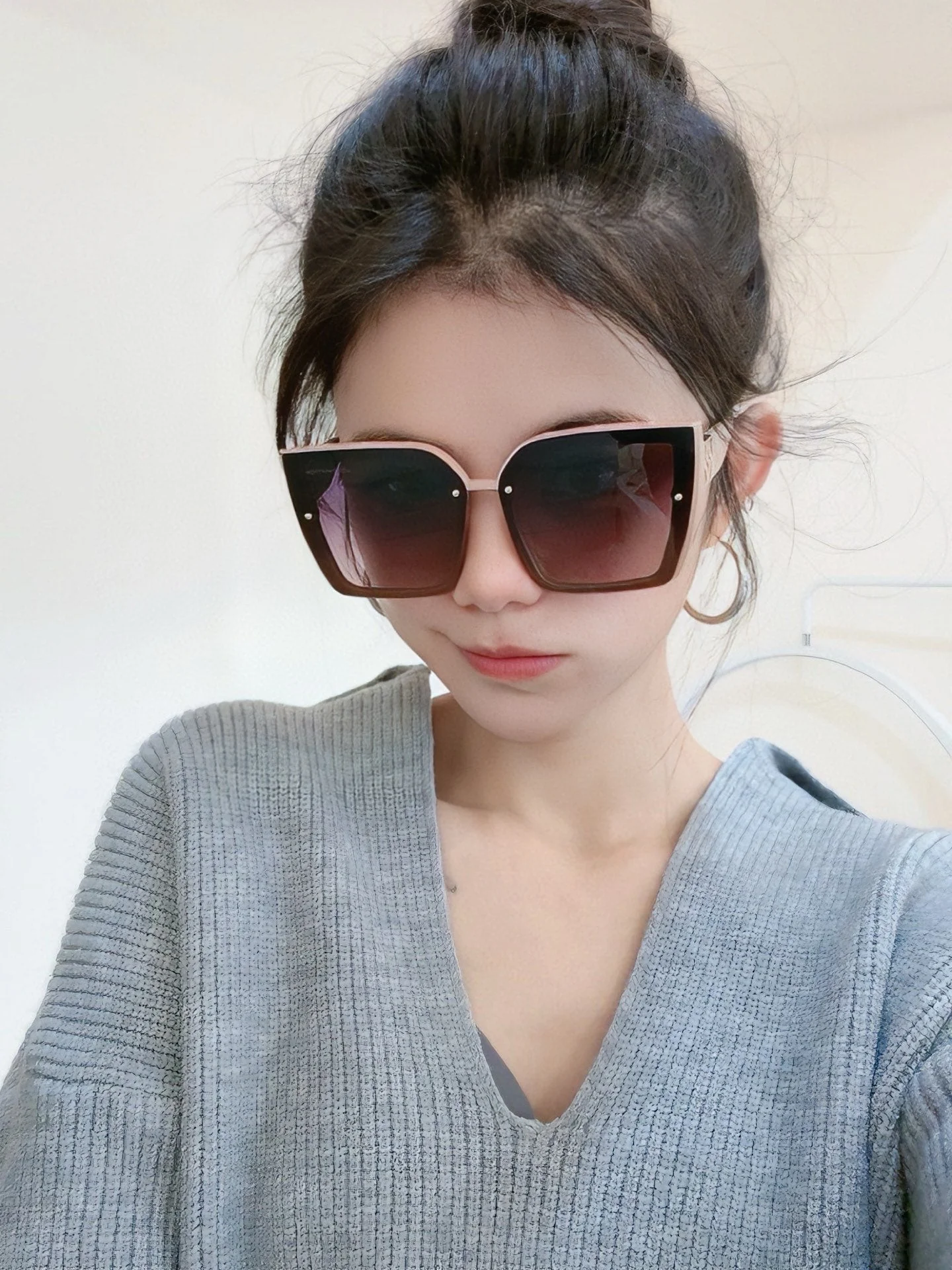 SQUARE SUNGLASSES L822 IN ACETATE
