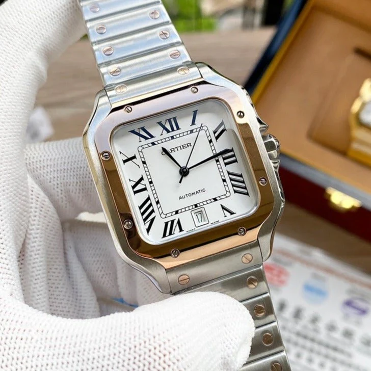 SANTOS 38MM STAINLESS STEEL AUTOMATIC