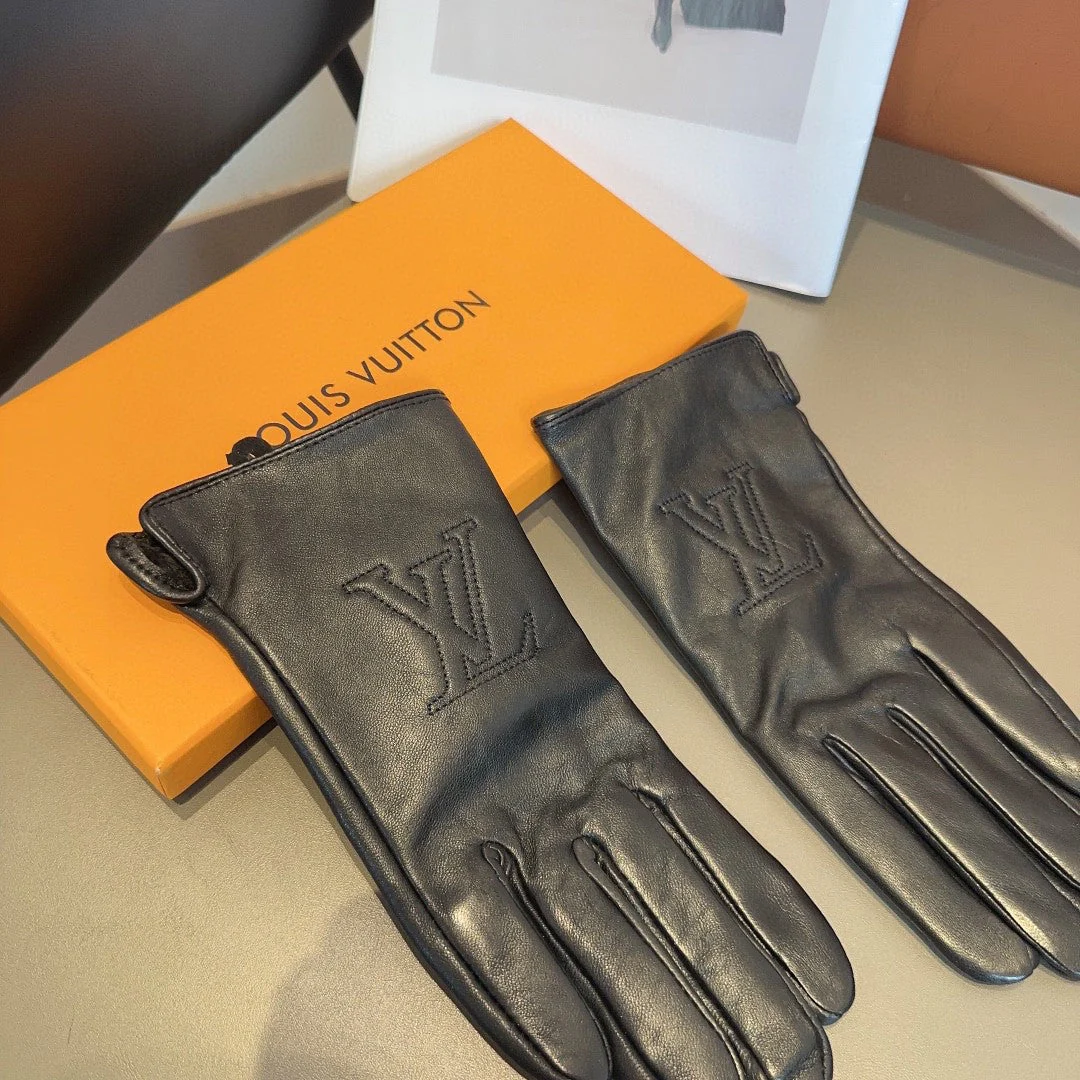 GLOVES IN BLACK LAMBSKIN 432714