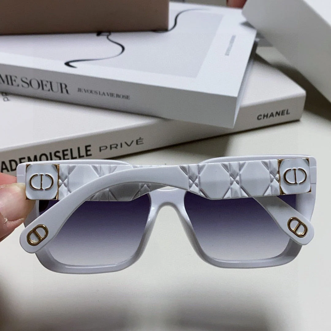 LADY 95.22 S2F SUNGLASS 571584 IN WHITE ACETATE