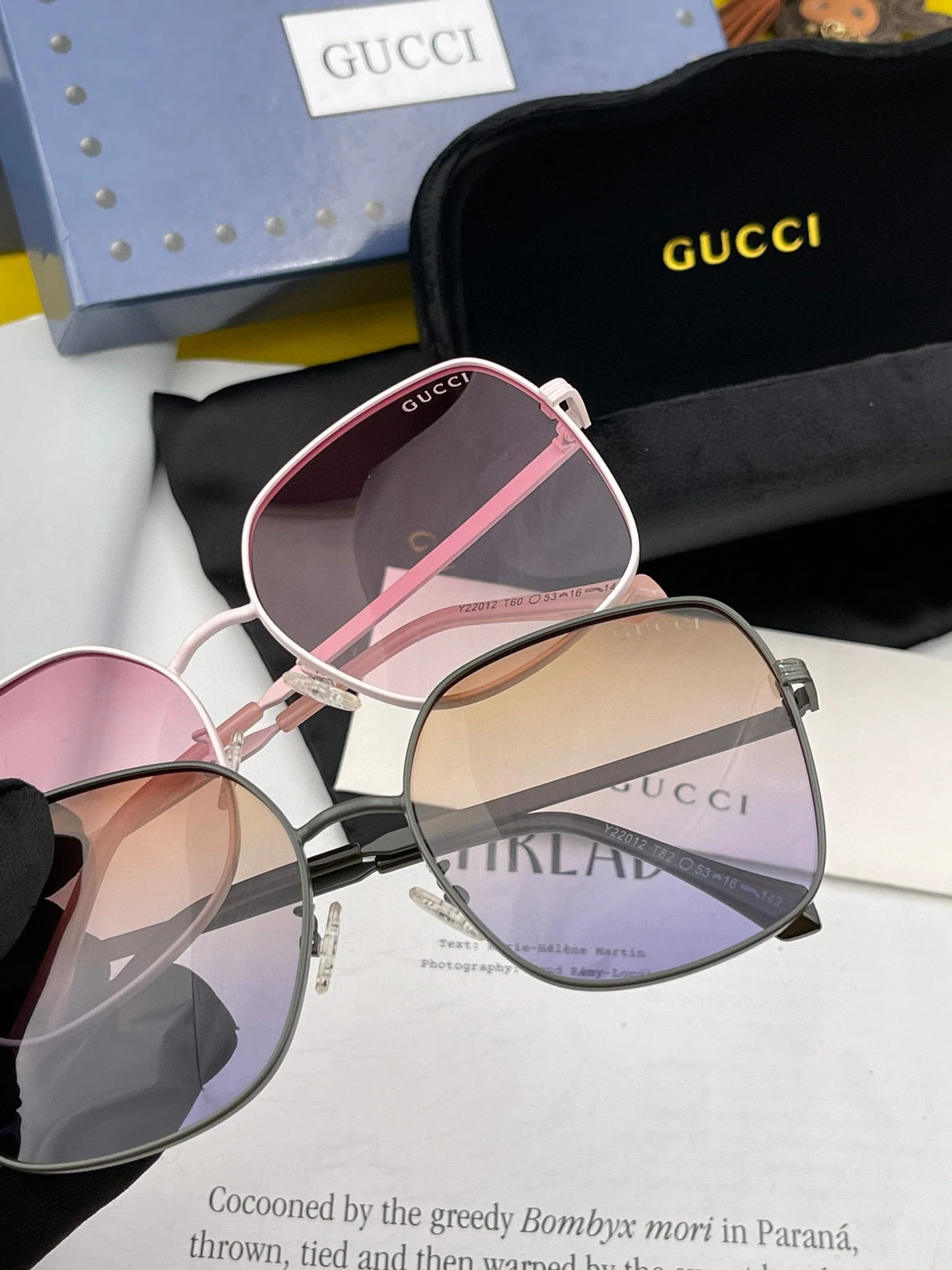 SQUARE FRAME SUNGLASSES G22201 IN METAL