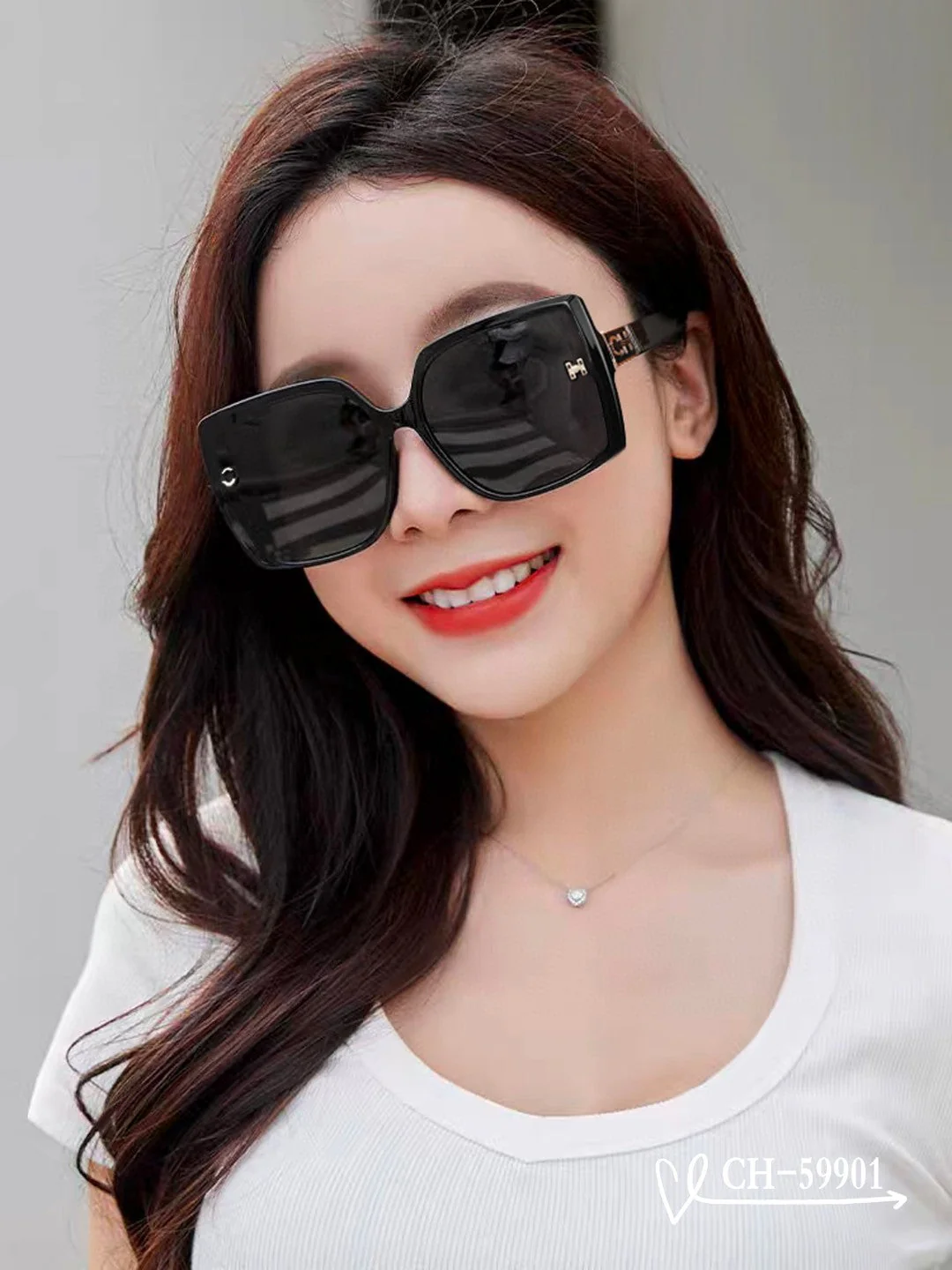 SQUARE SUNGLASSES 59901 IN ACETATE