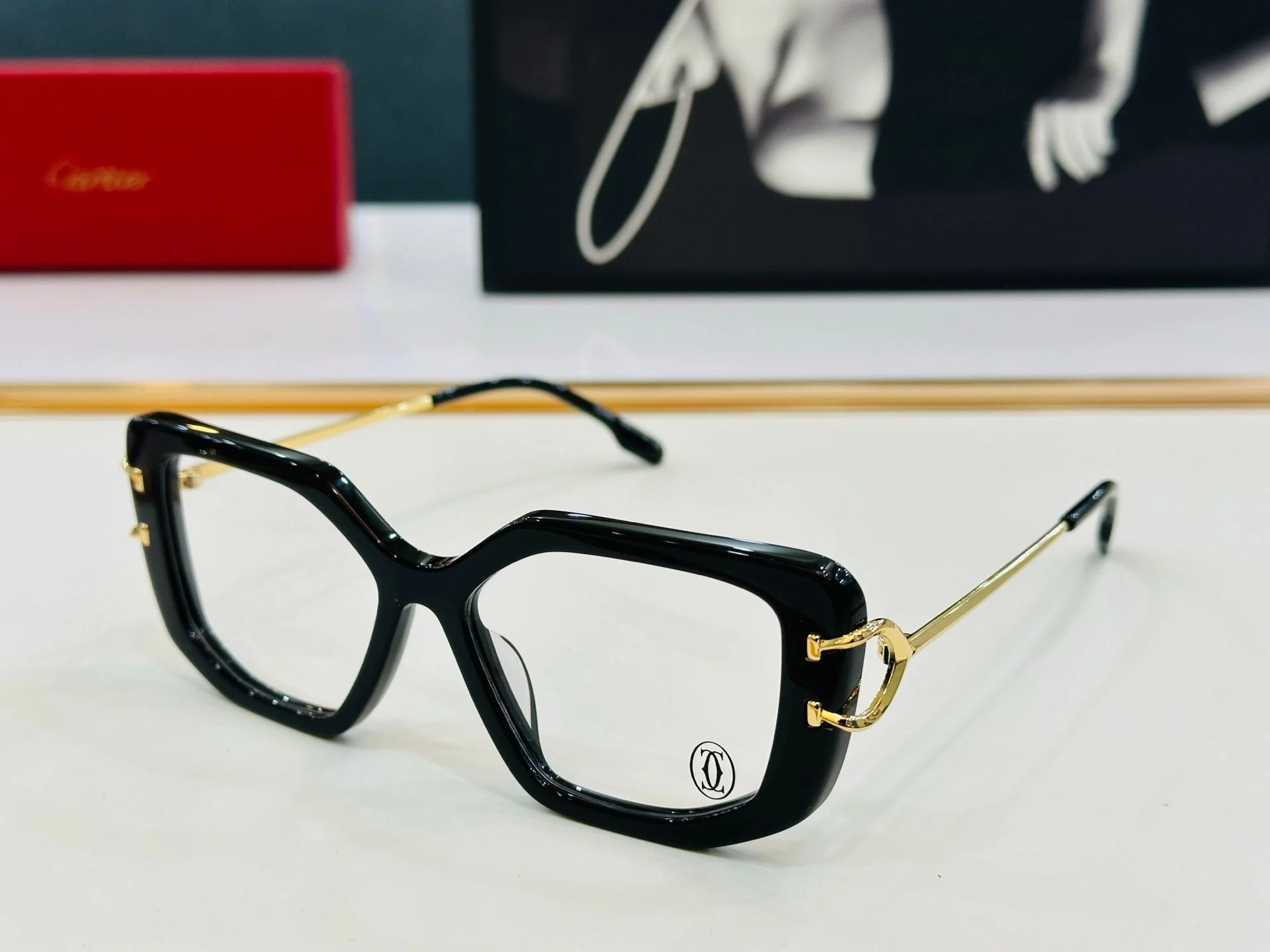 SQUARE FRAME SUNGLASSES CT0531S IN ACETATE AND METAL