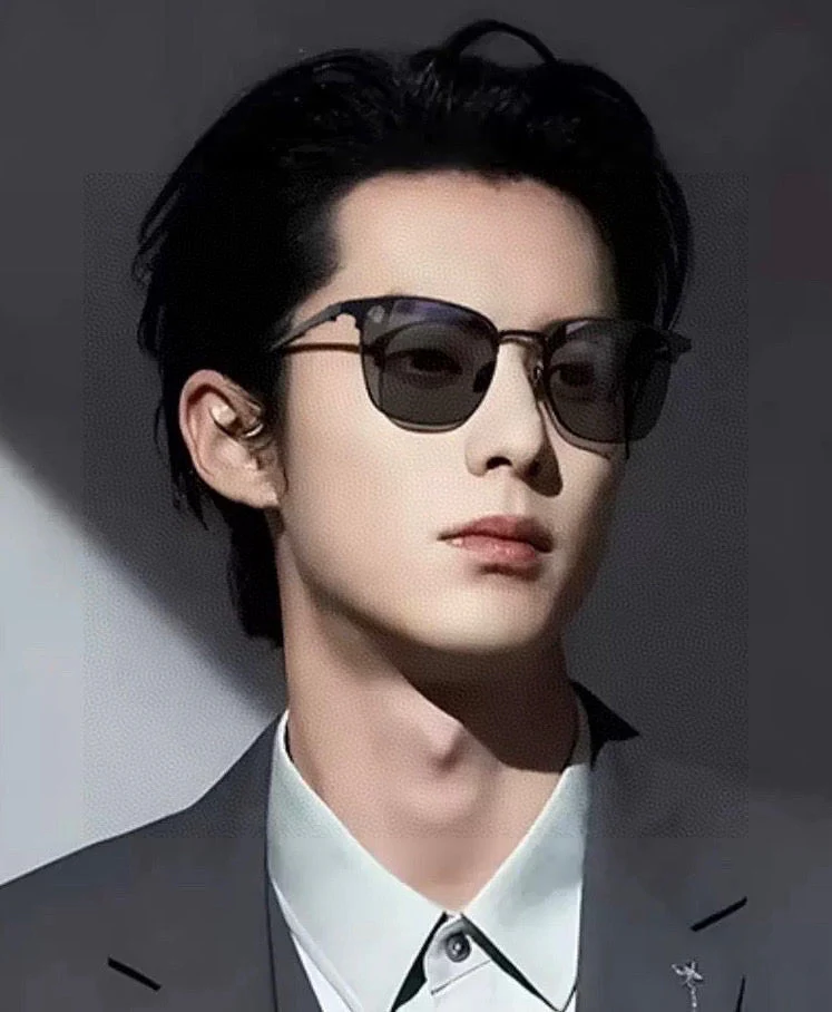 RECTANGULAR FRAME SUNGLASSES G3370 IN ACETATE AND METAL