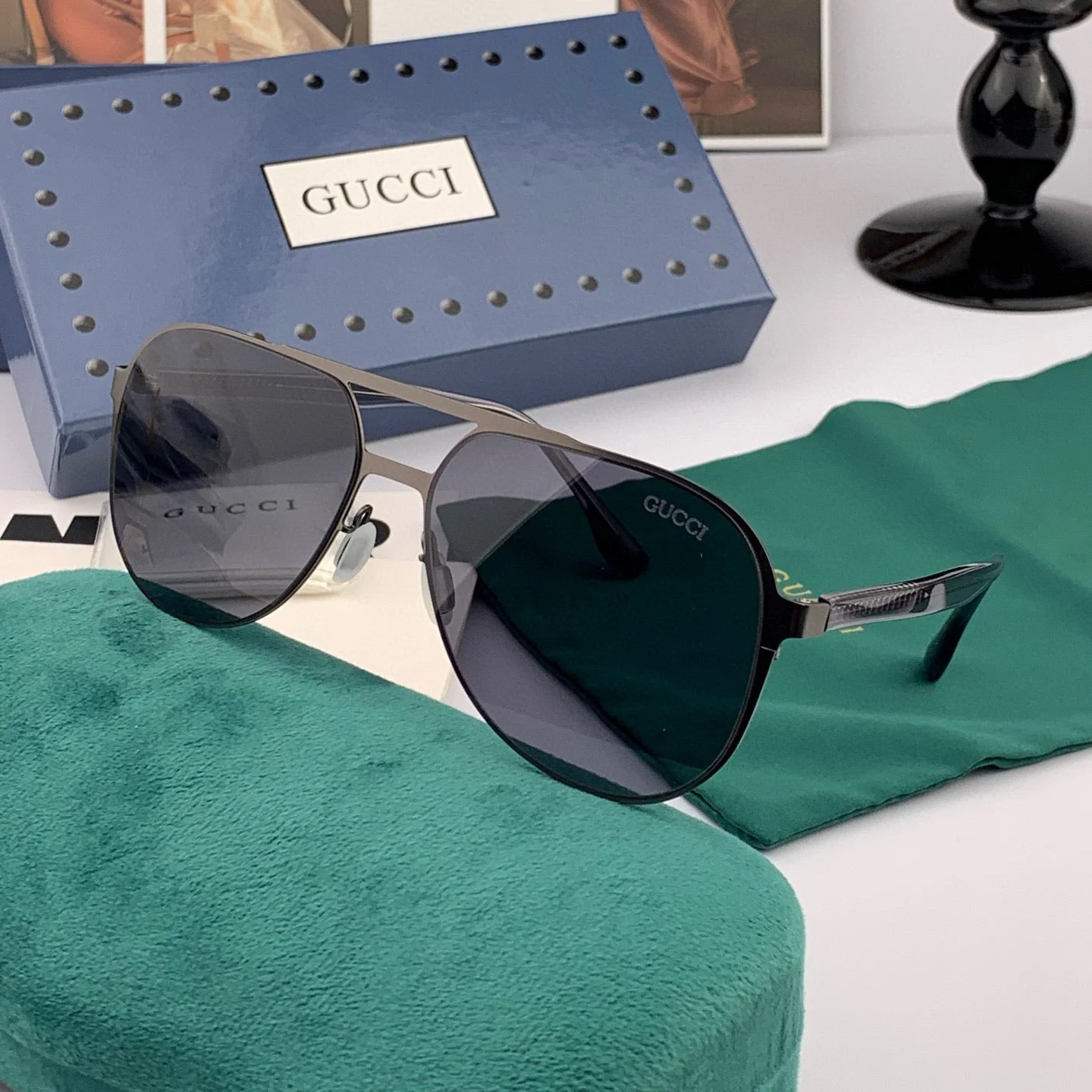 AVIATOR FRAME SUNGLASSES G7810 IN METAL