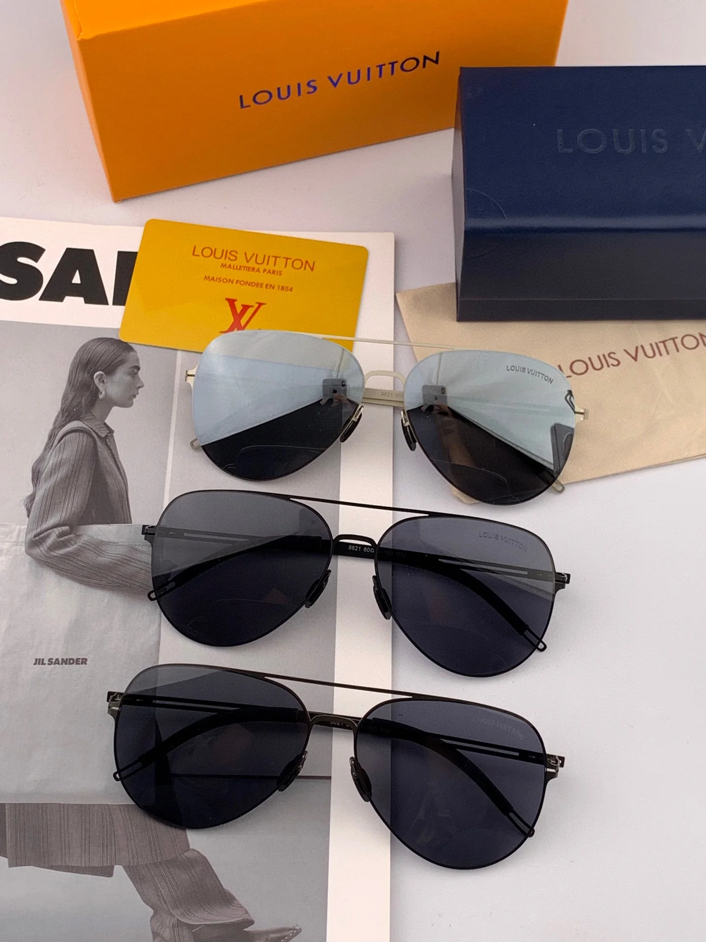 PILOT SUNGLASSES L1862 IN METAL
