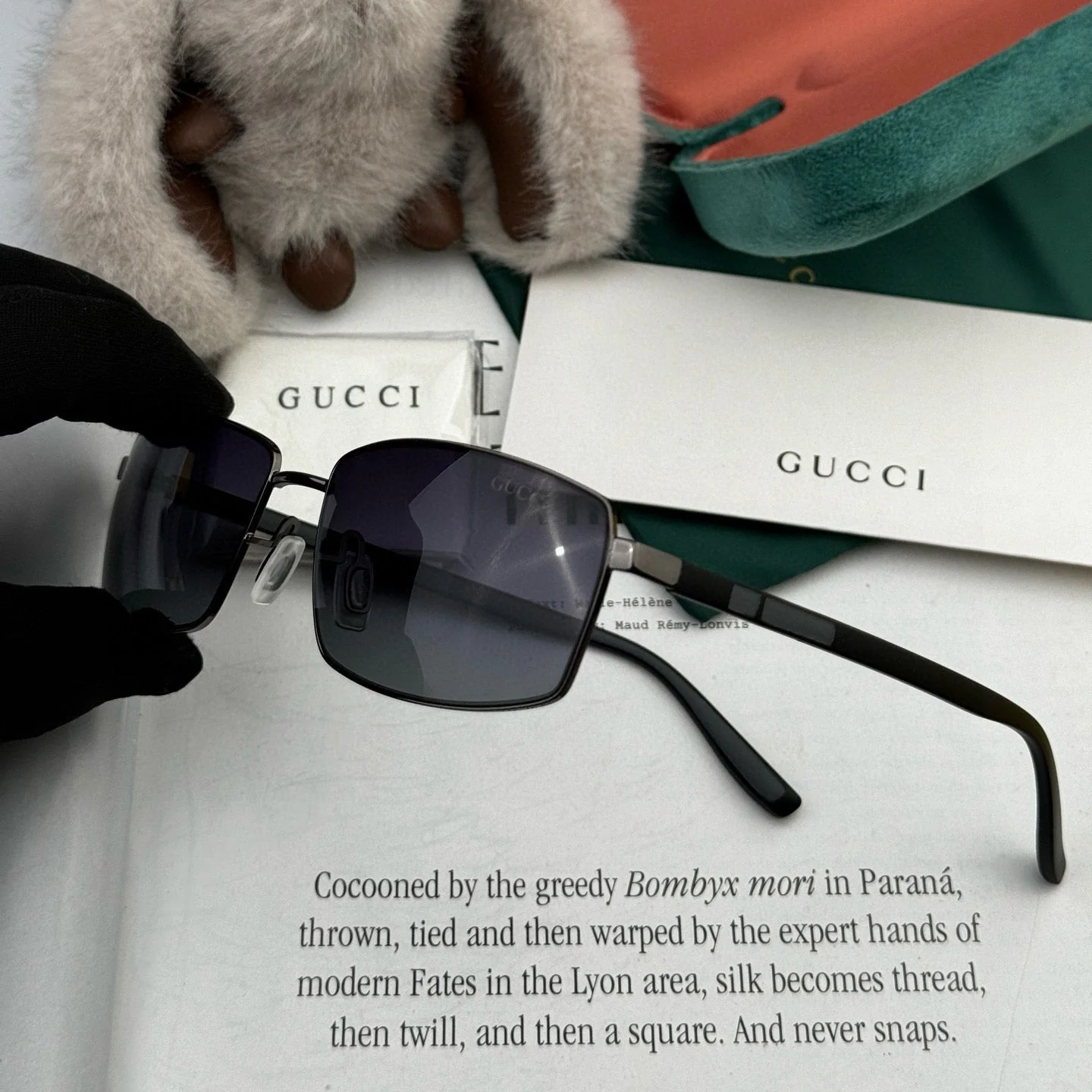 RECTANGULAR FRAME SUNGLASSES G51806 IN METAL