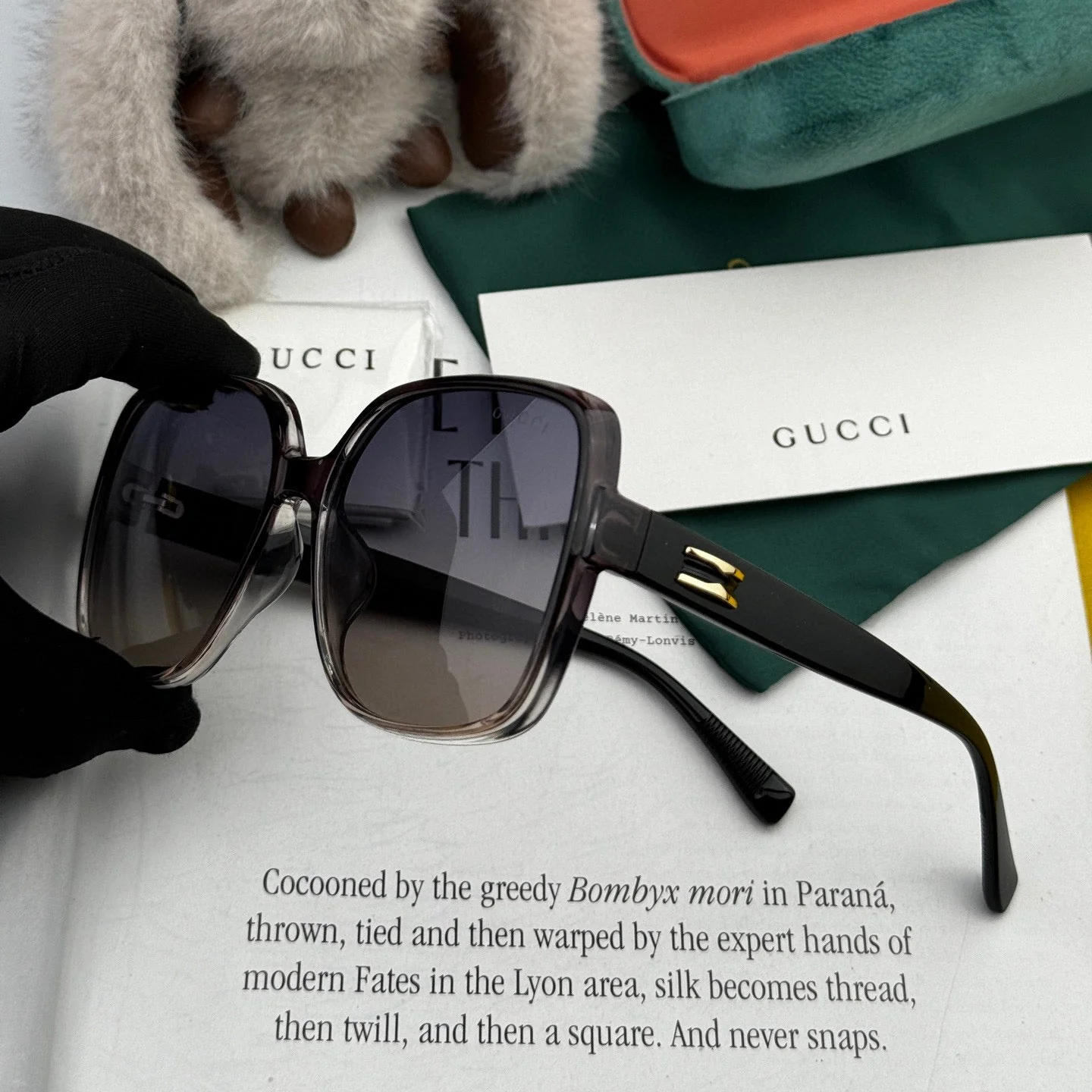 SQUARE FRAME SUNGLASSES G9751 IN ACETATE