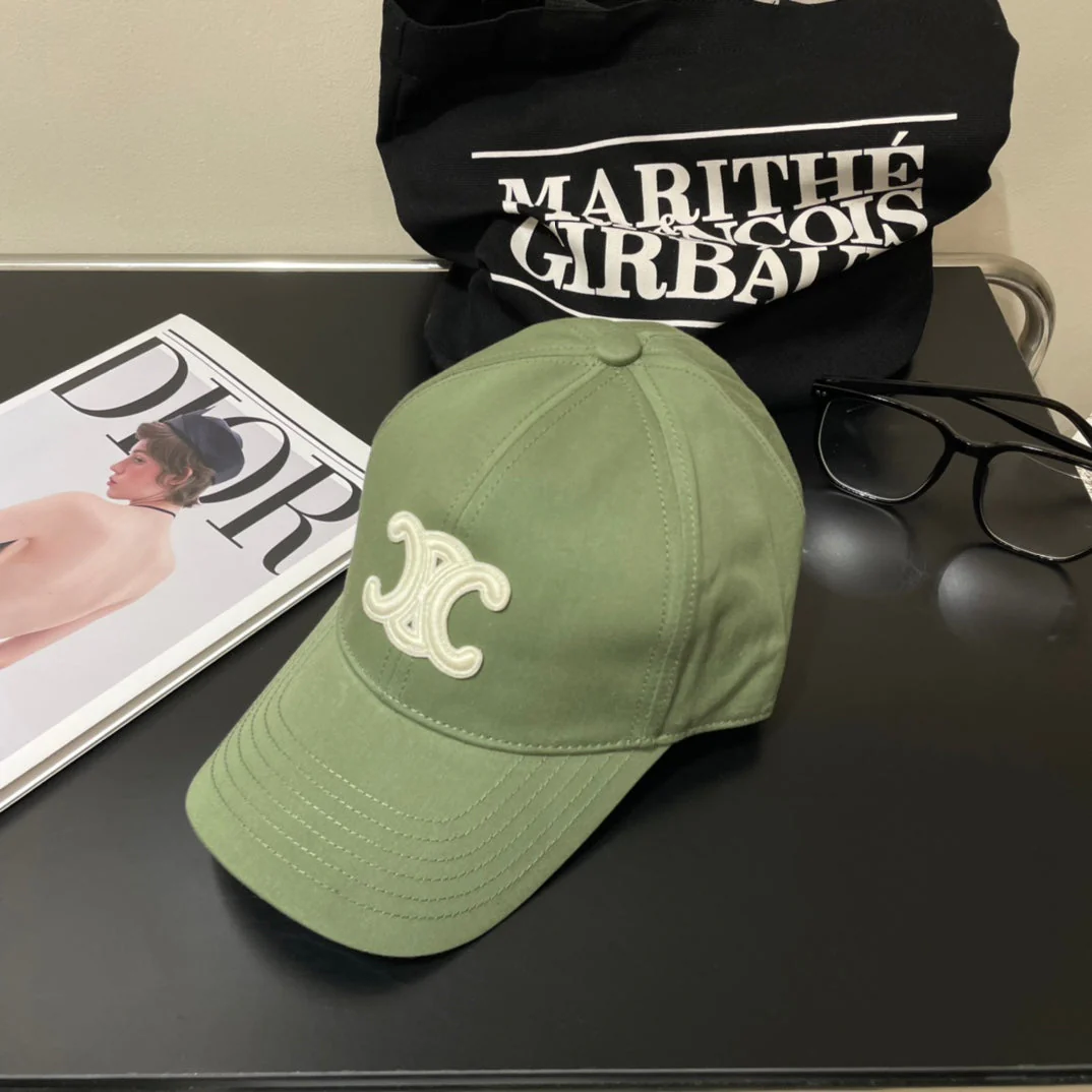 BASEBALL CAP MODEL 650700 IN GREEN COTTON