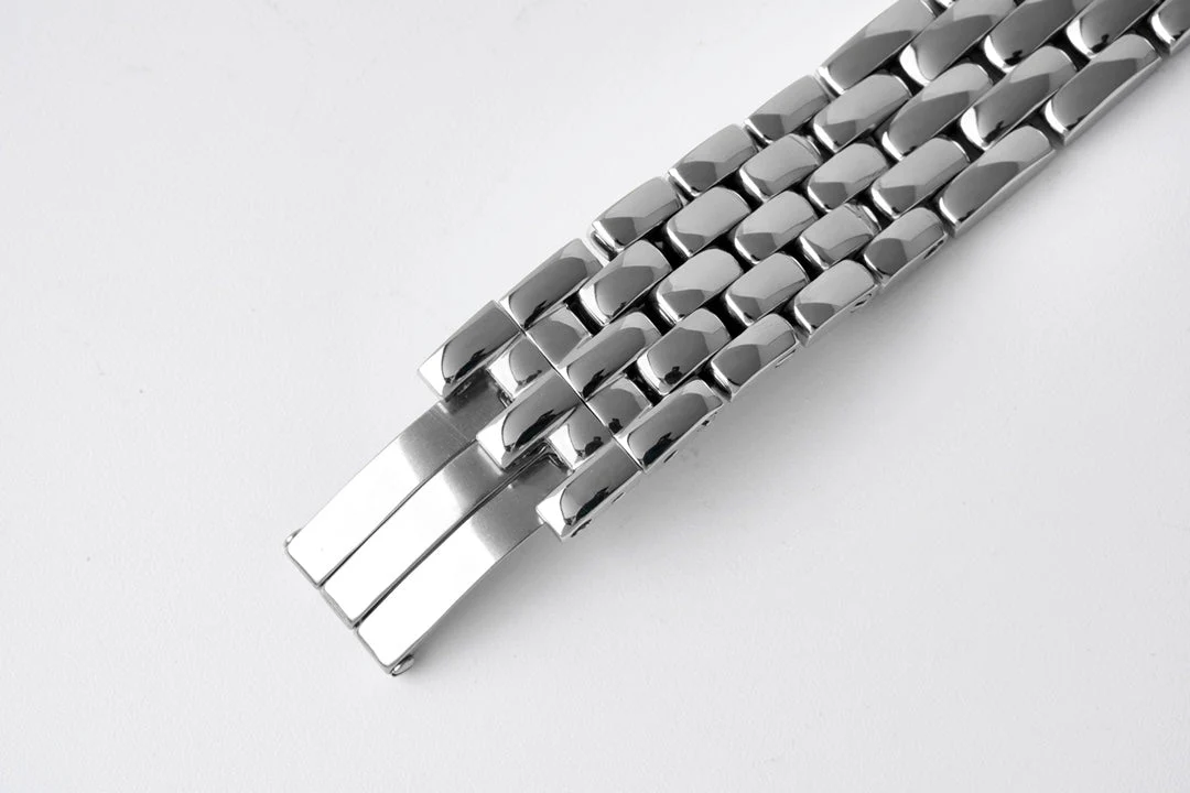 PANTHERE 27MM SILVER CASE DIAMOND BEZEL WHITE DIAL