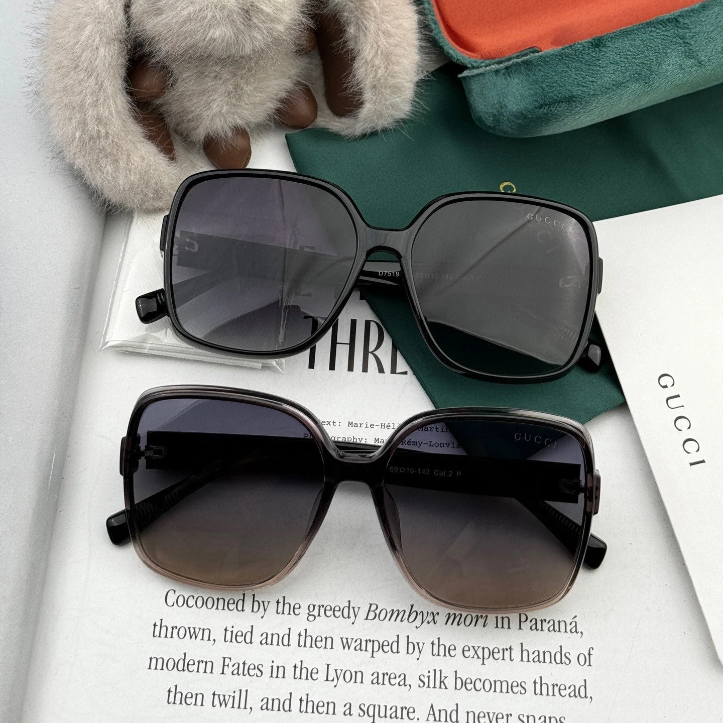 SQUARE FRAME SUNGLASSES G9751 IN ACETATE