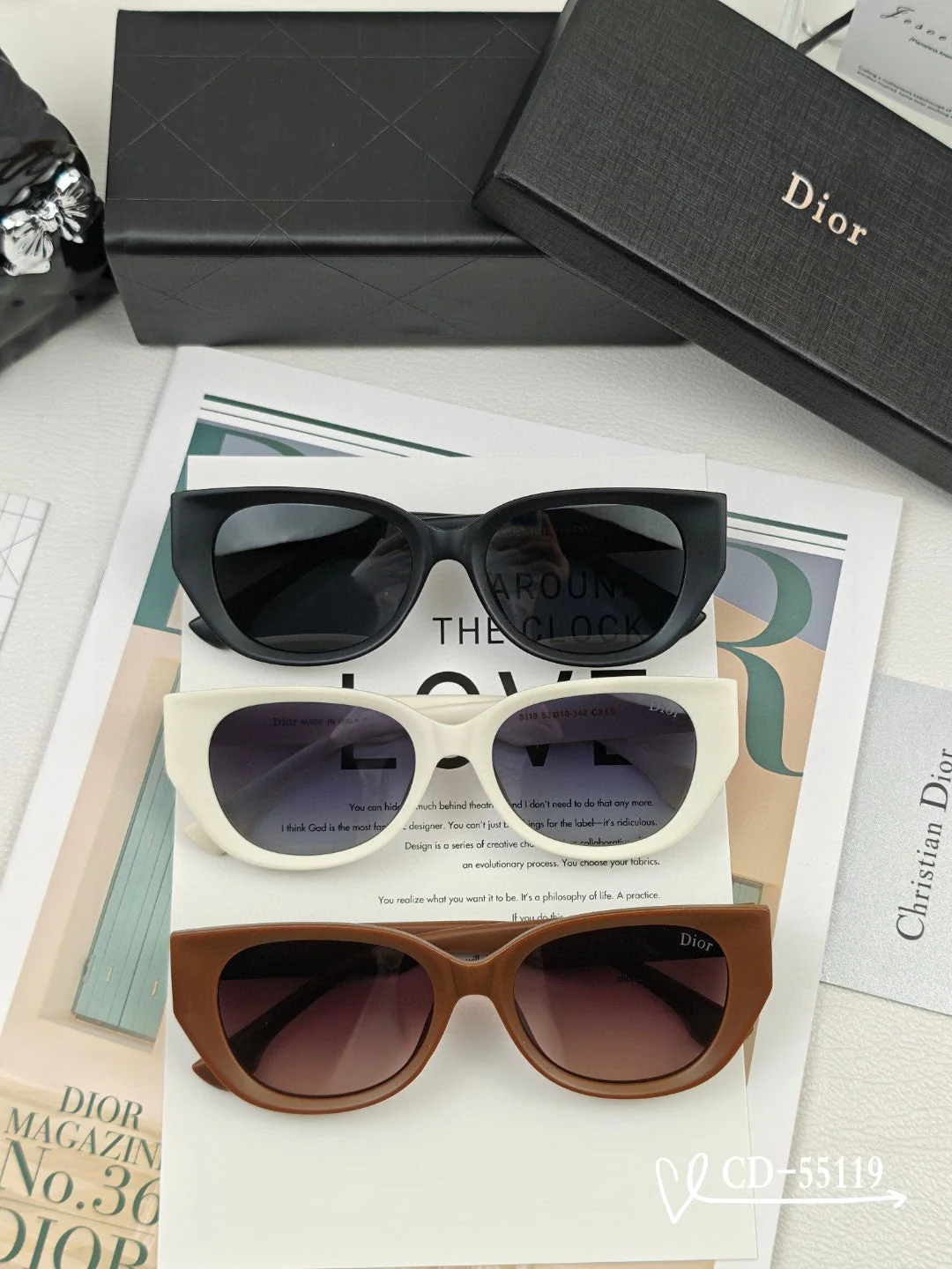 MONTAIGNE SUNGLASS 55119 IN ACETATE
