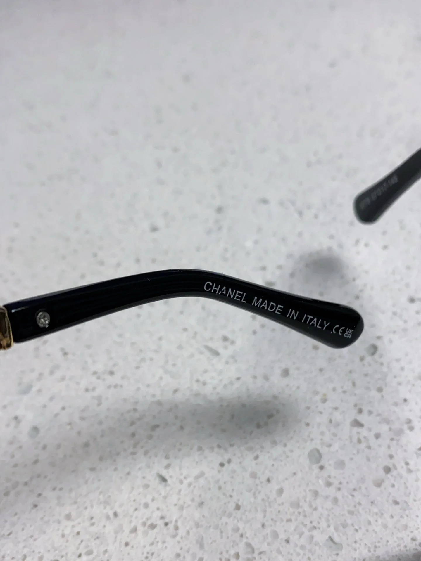 SQUARE SUNGLASSES 632033 IN BLACK ACETATE BLACK LENSES