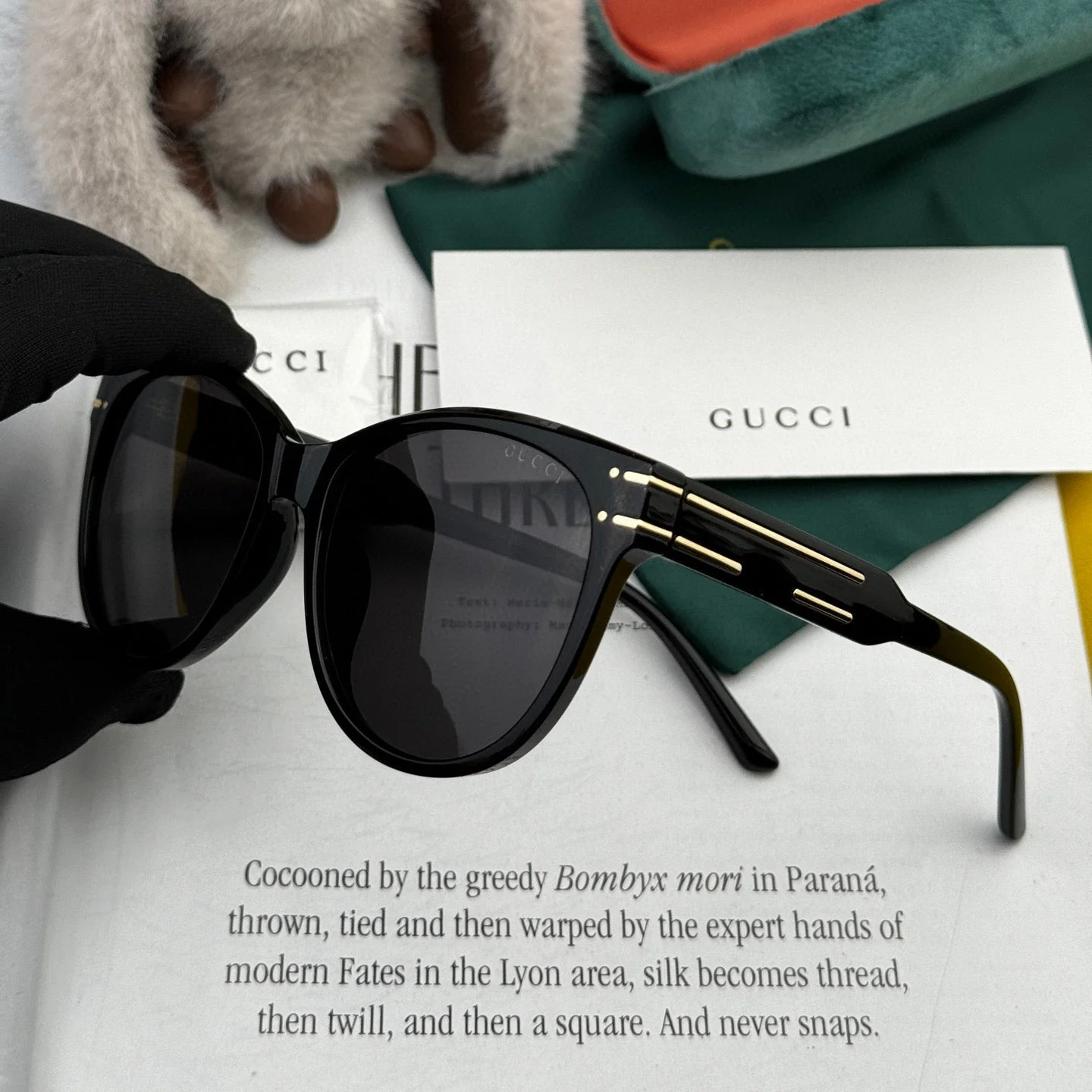 ROUND FRAME SUNGLASSES G6752 IN ACETATE