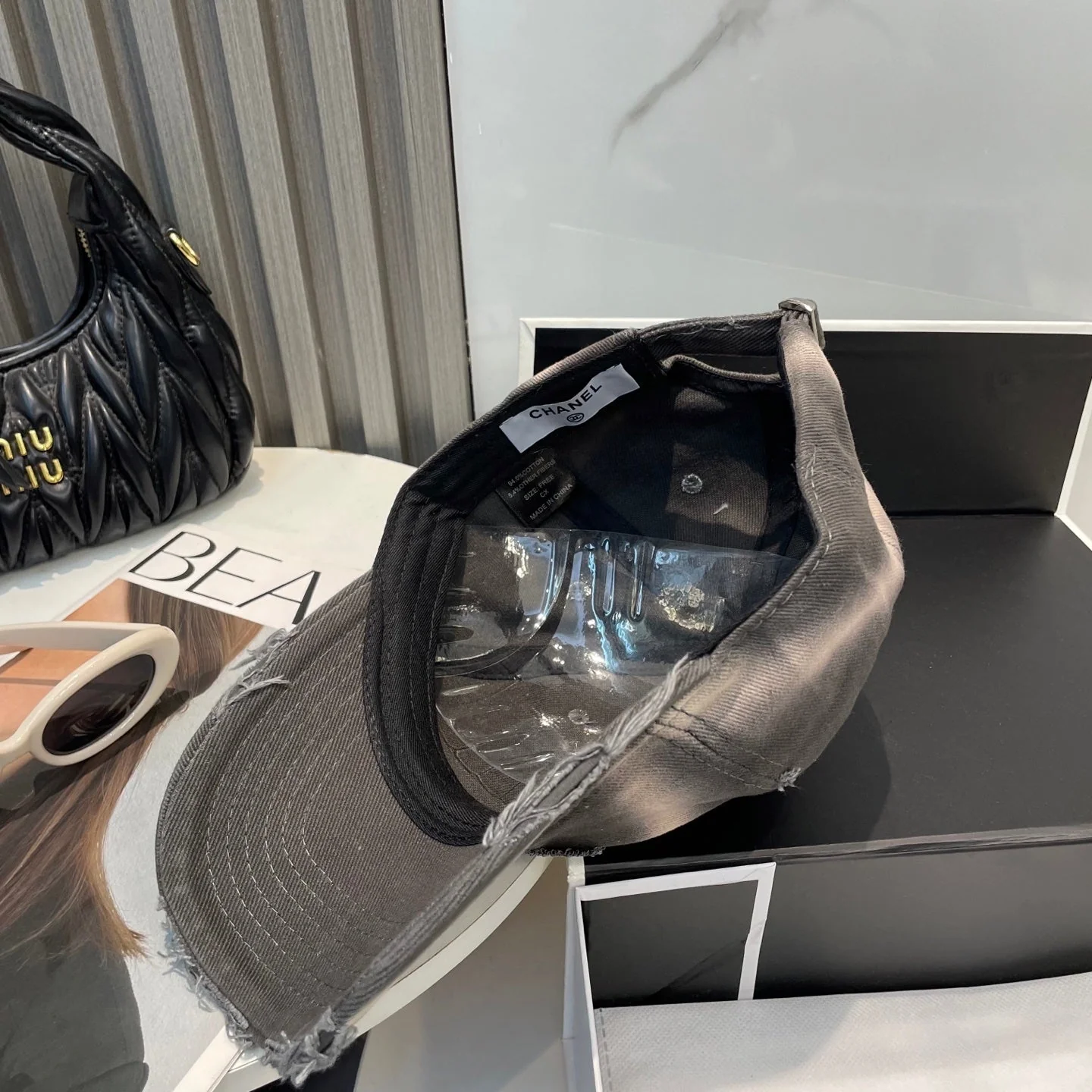 BASEBALL HAT IN AMHERST GREY JEAN 672991
