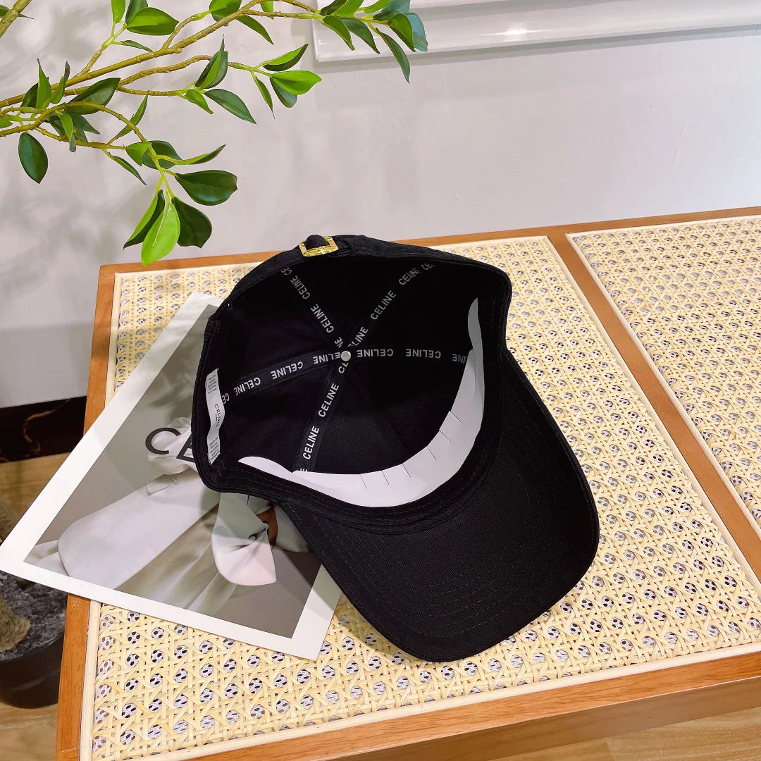 BASEBALL CAP MODEL 652274 IN BLACK FABRIC
