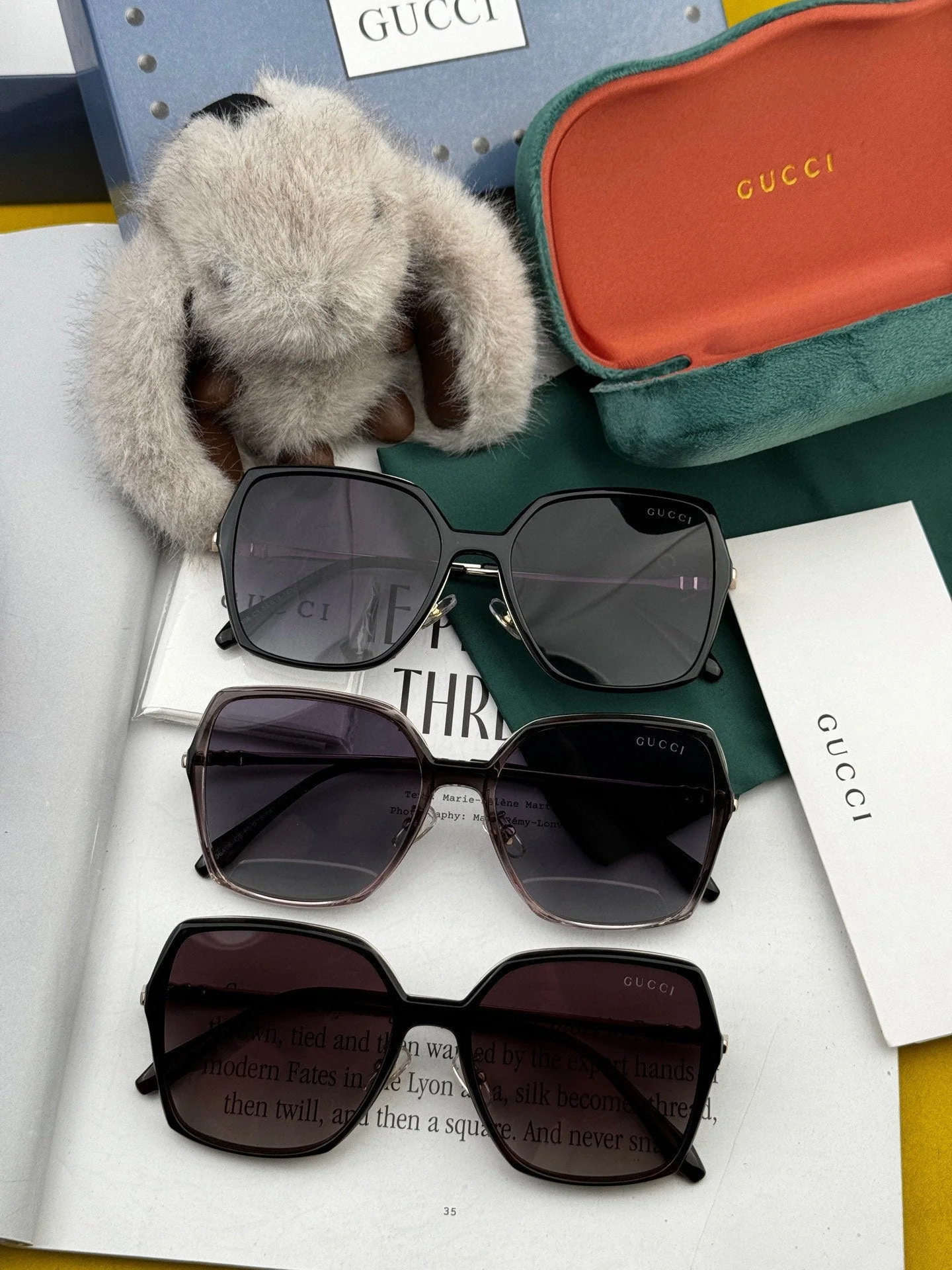 SQUARE FRAME SUNGLASSES G6640 IN METAL