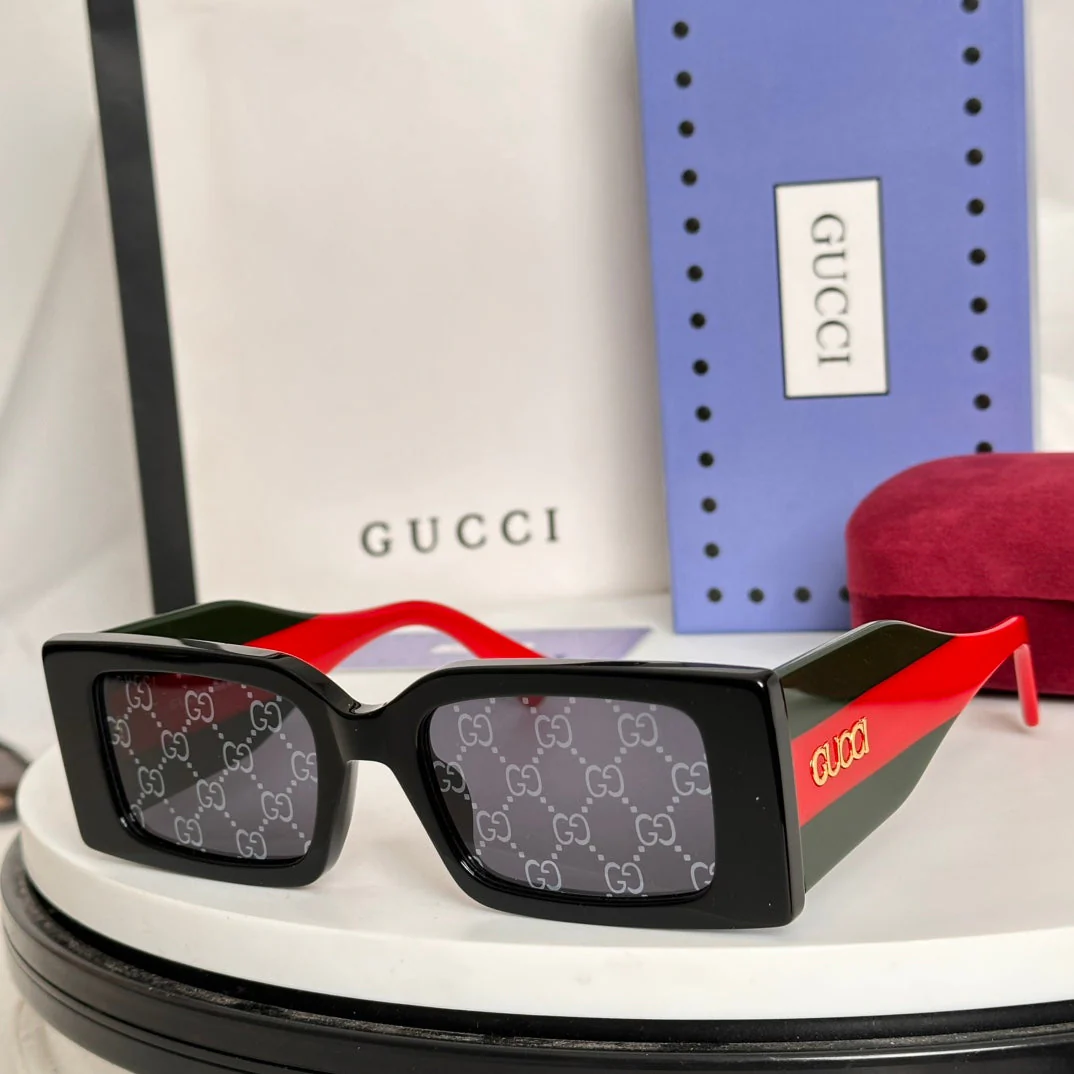 CHUNKY GEOMETRIC FRAME SUNGLASSES GG1860S IN ACETATE