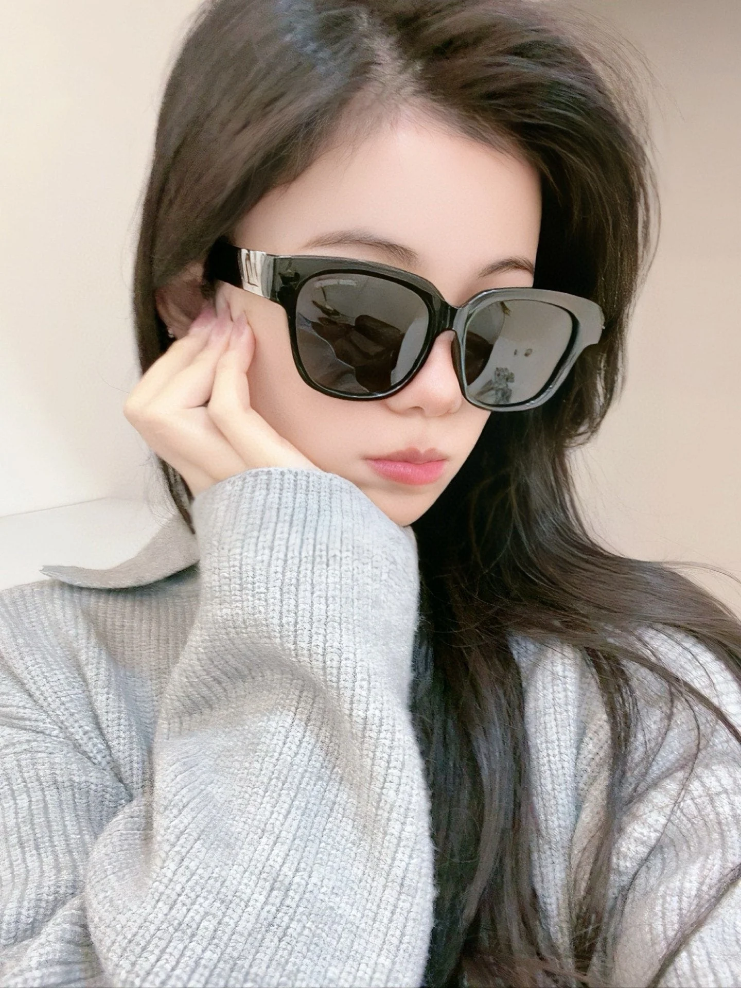 CAT EYE SUNGLASSES L5516 IN ACETATE