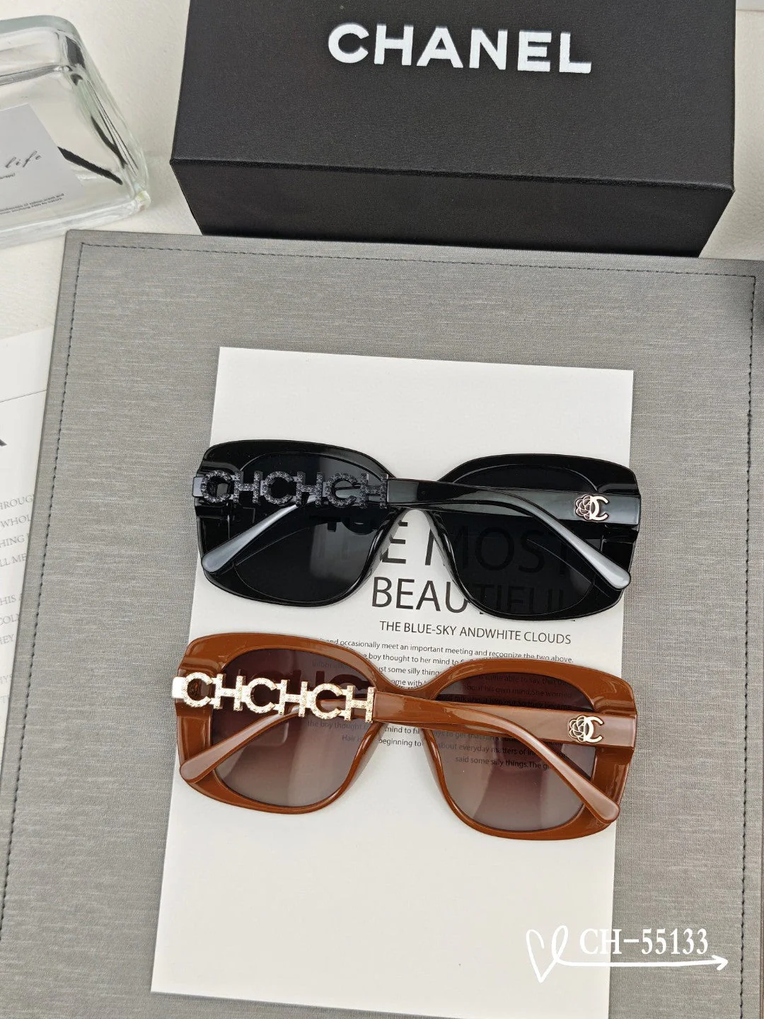 SQUARE SUNGLASSES 55133 IN ACETATE METAL FRAME