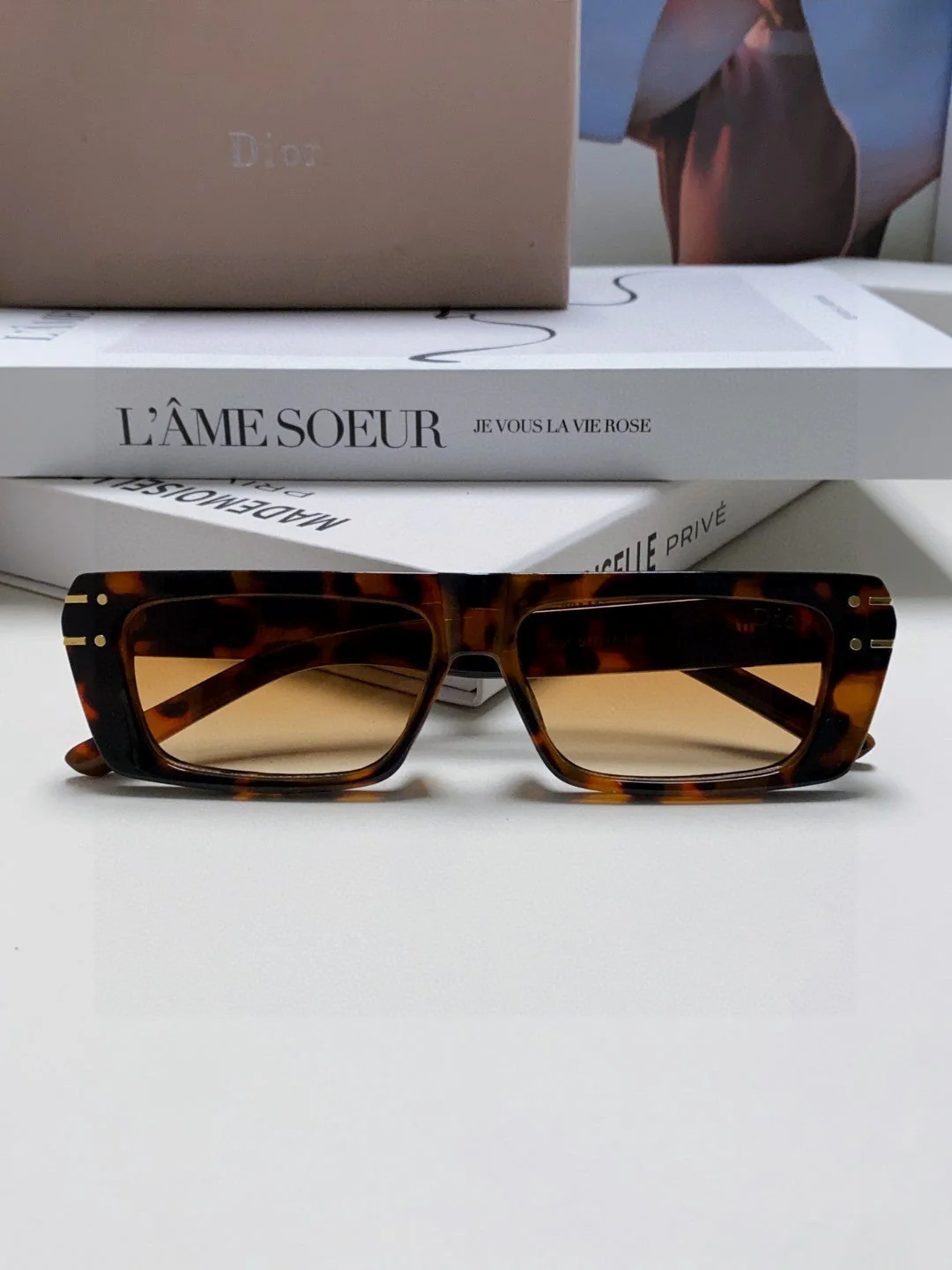 SIGNATURE SUNGLASS 571587 IN HAVANA ACETATE