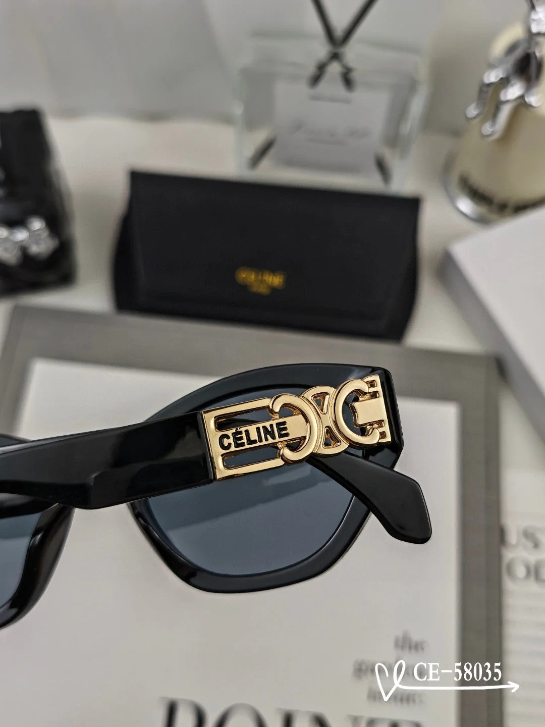 TRIOMPHE SUNGLASS 58035 IN ACETATE