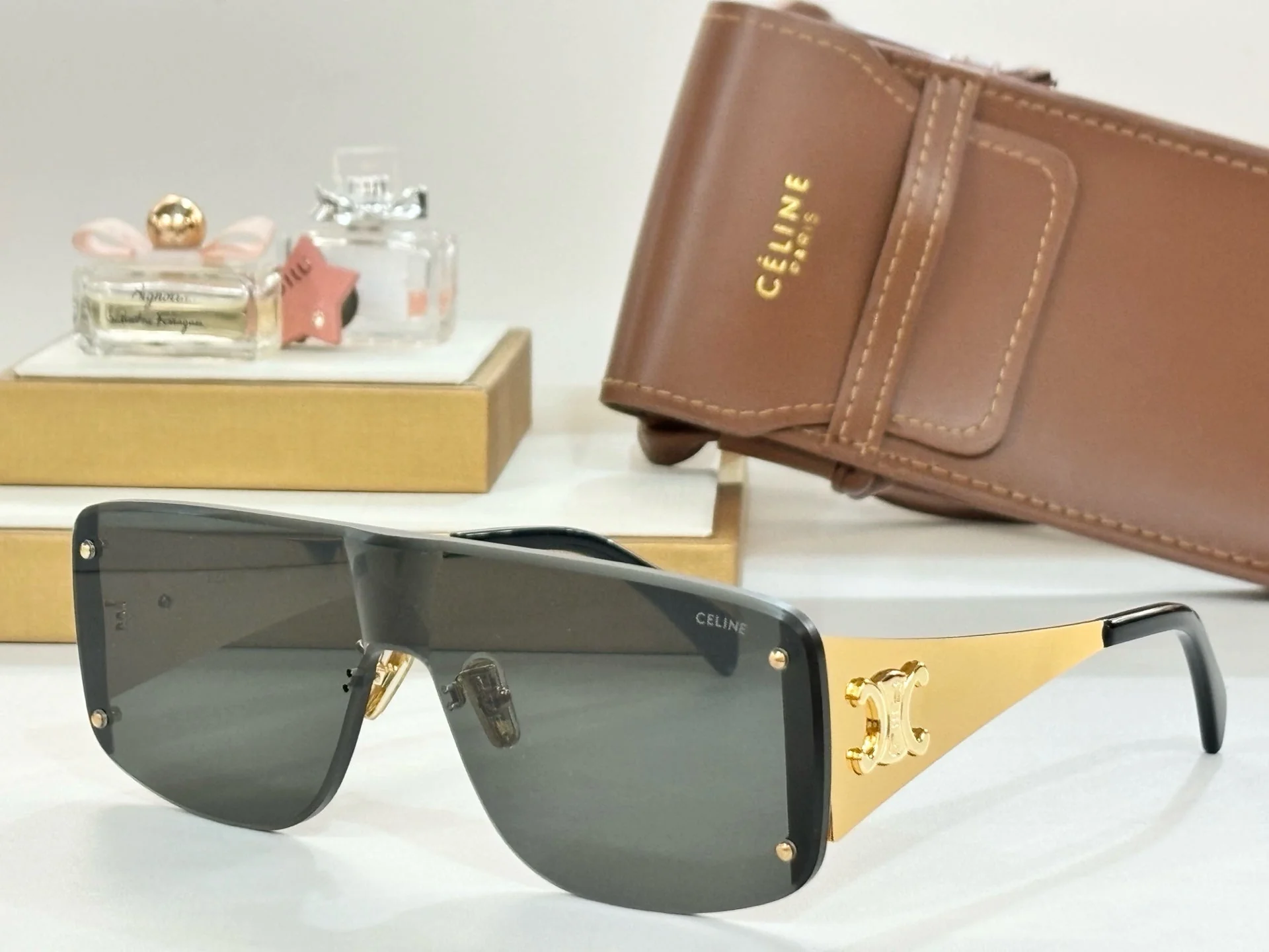 TRIOMPHE RACER SUNGLASS CL42014 IN METAL