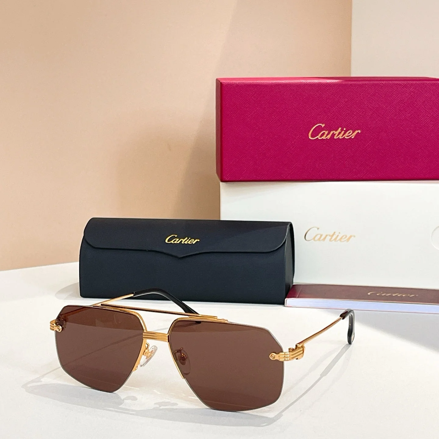 PREMIÈRE PILOT FRAME SUNGLASSES CT0426 IN METAL