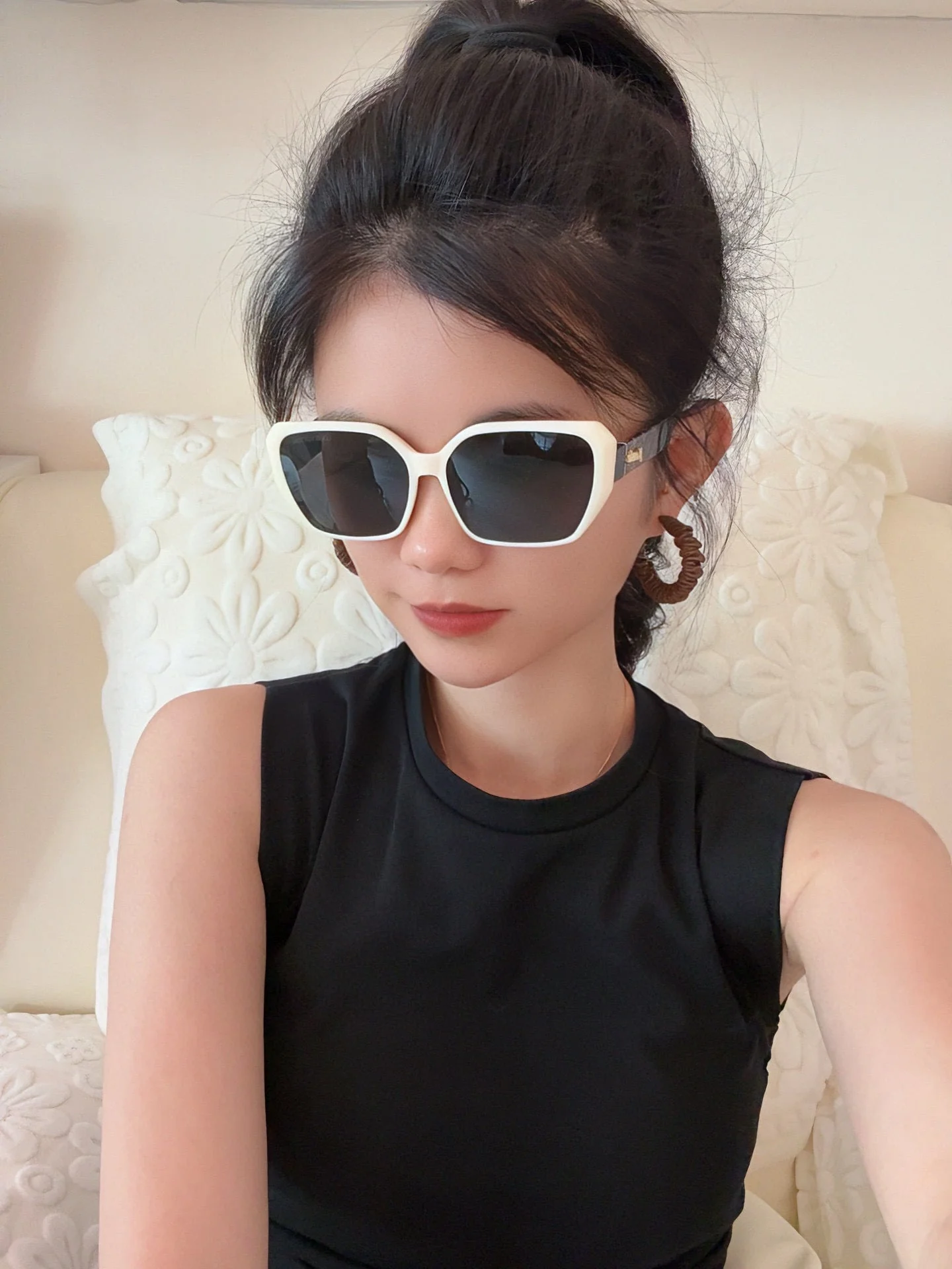 SQUARE SUNGLASSES L7132 IN ACETATE