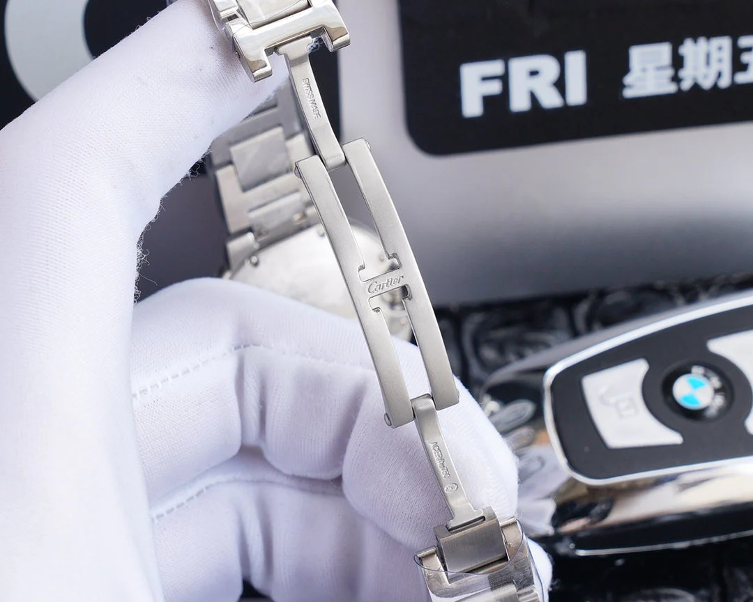 BALLON BLEU 33MM STEEL CASE DIAMOND NUMERALS