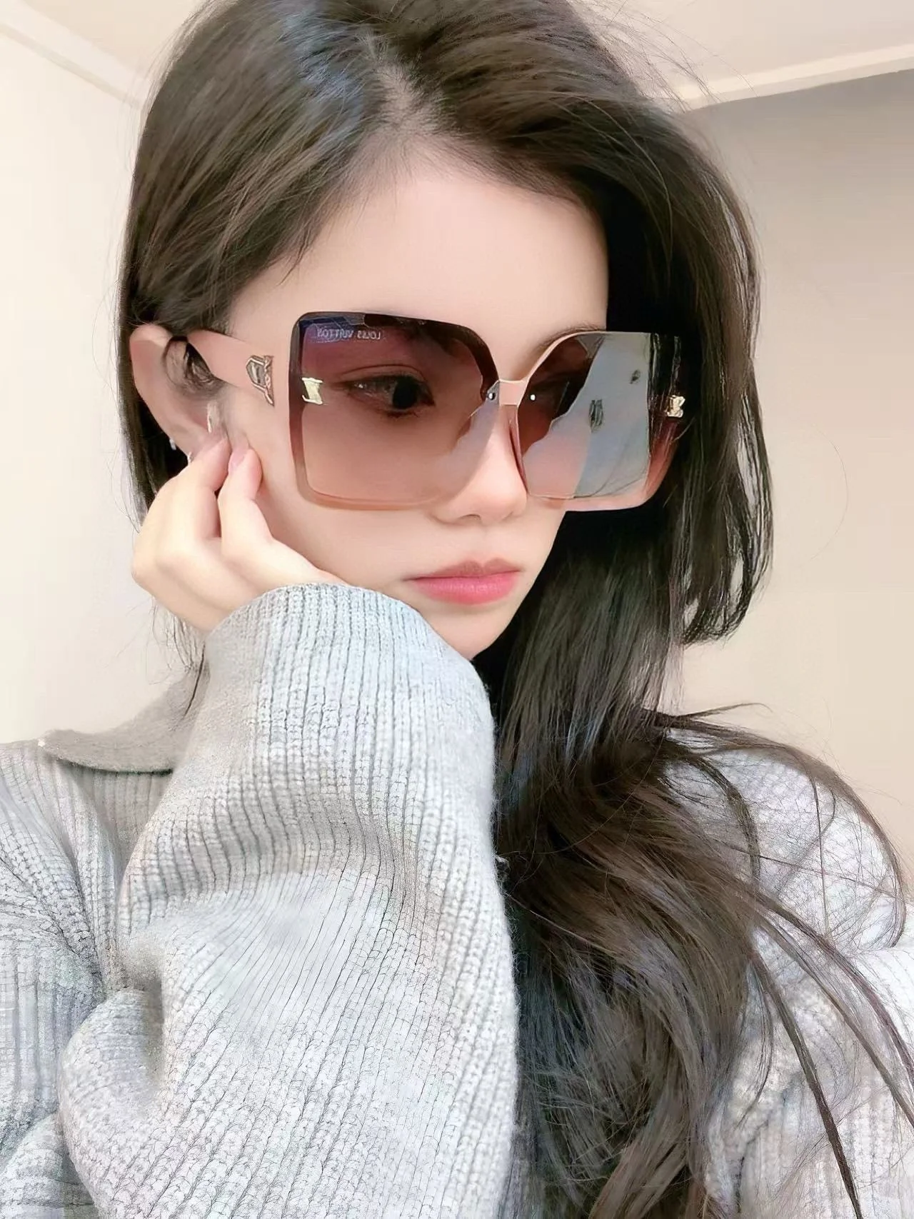 SQUARE SUNGLASSES L3230 IN ACETATE