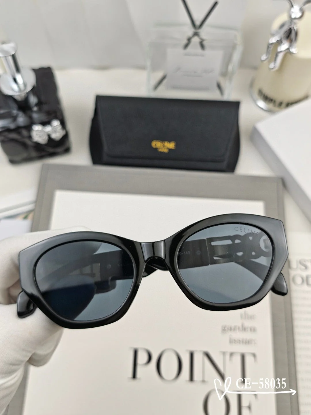TRIOMPHE SUNGLASS 58035 IN ACETATE