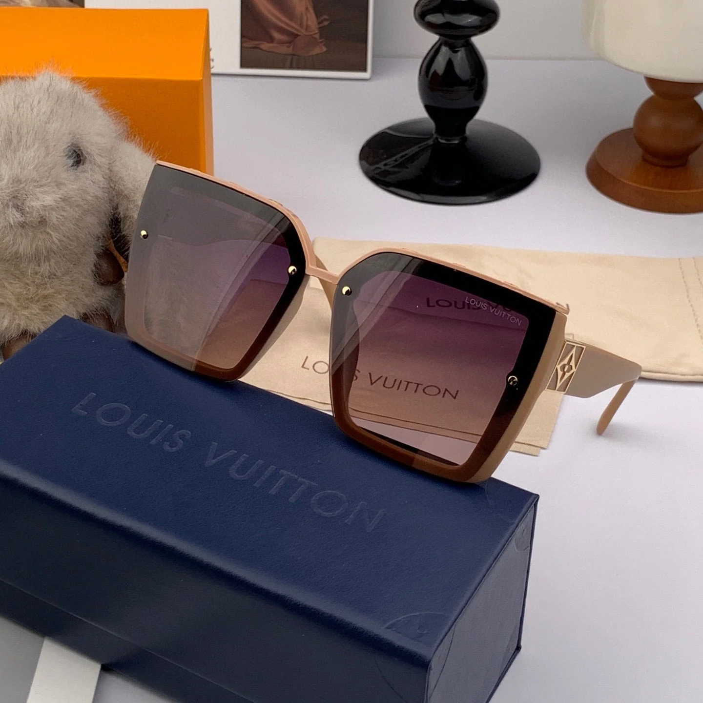 SQUARE SUNGLASSES L822 IN ACETATE