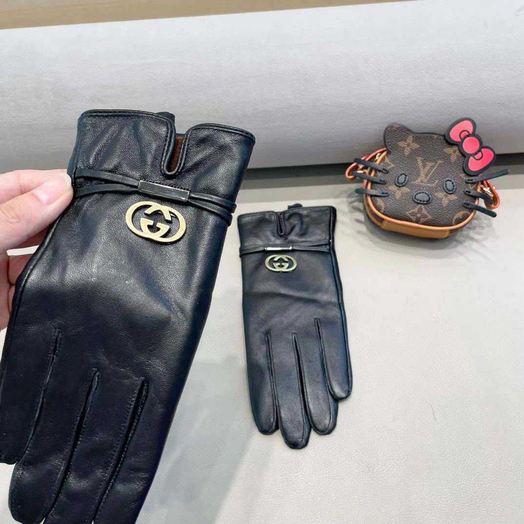 TOUCHSCREEN GLOVES IN BLACK SHEEPSKIN 391498