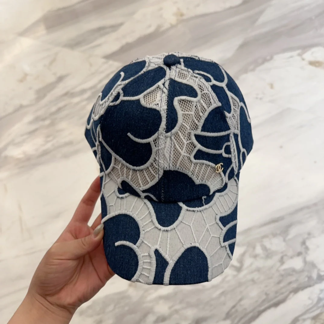 LACE FLORAL BASEBALL HAT 672632