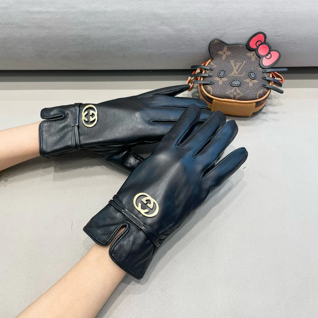 TOUCHSCREEN GLOVES IN BLACK SHEEPSKIN 391498