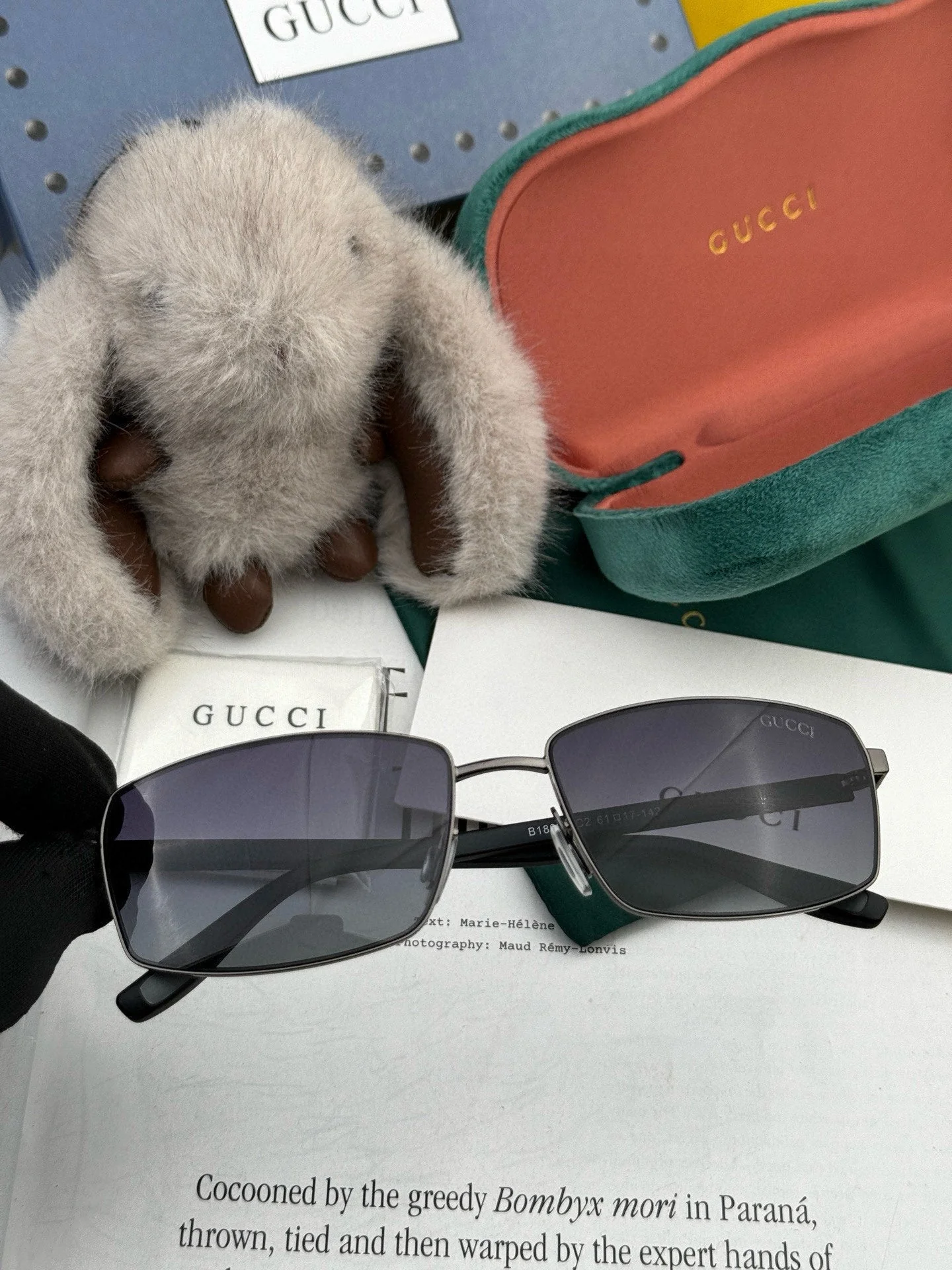 RECTANGULAR FRAME SUNGLASSES G51806 IN METAL