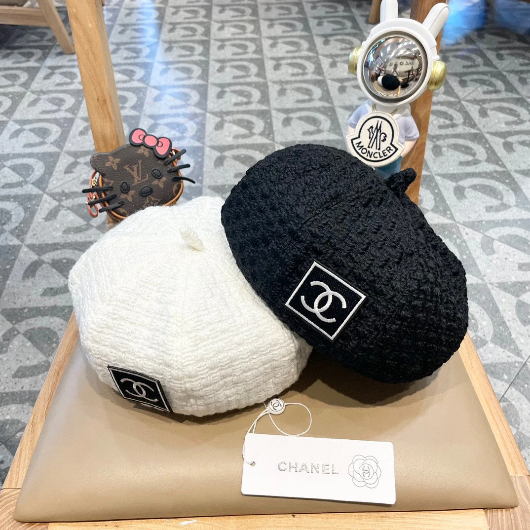 BERET HAT WHITE 431753