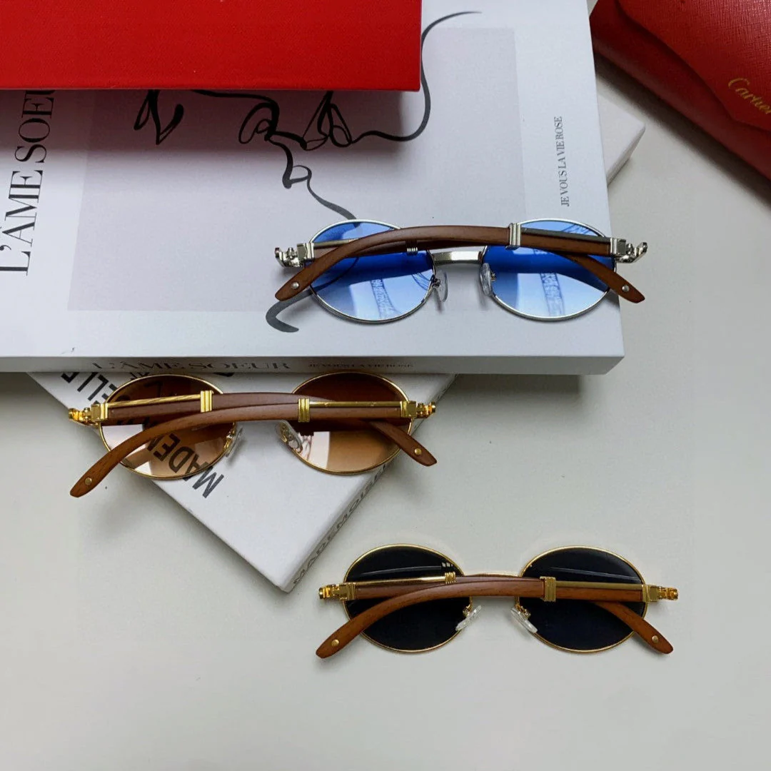 PREMIÈRE ROUND FRAME SUNGLASSES CT0464S IN METAL