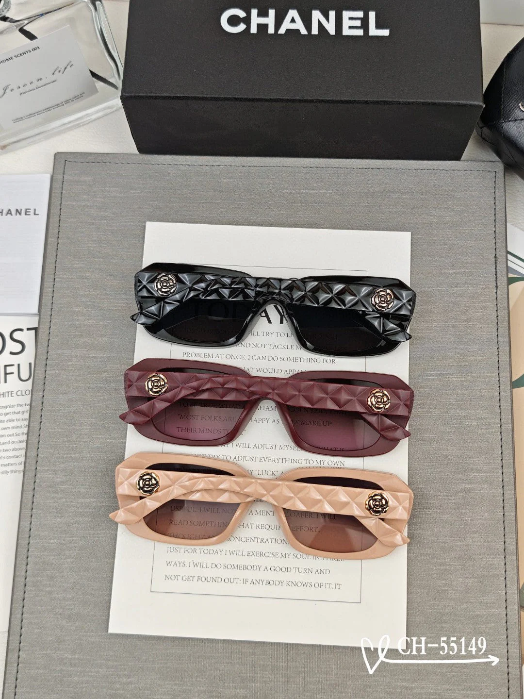 RECTANGULAR SUNGLASSES 55149 IN ACETATE