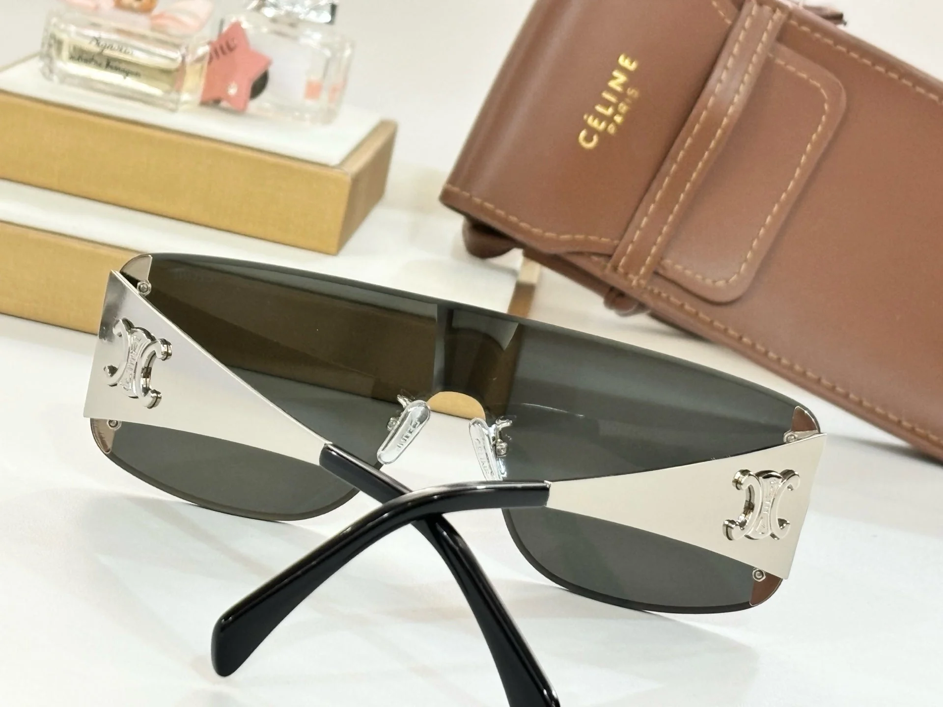 TRIOMPHE RACER SUNGLASS CL42014 IN METAL